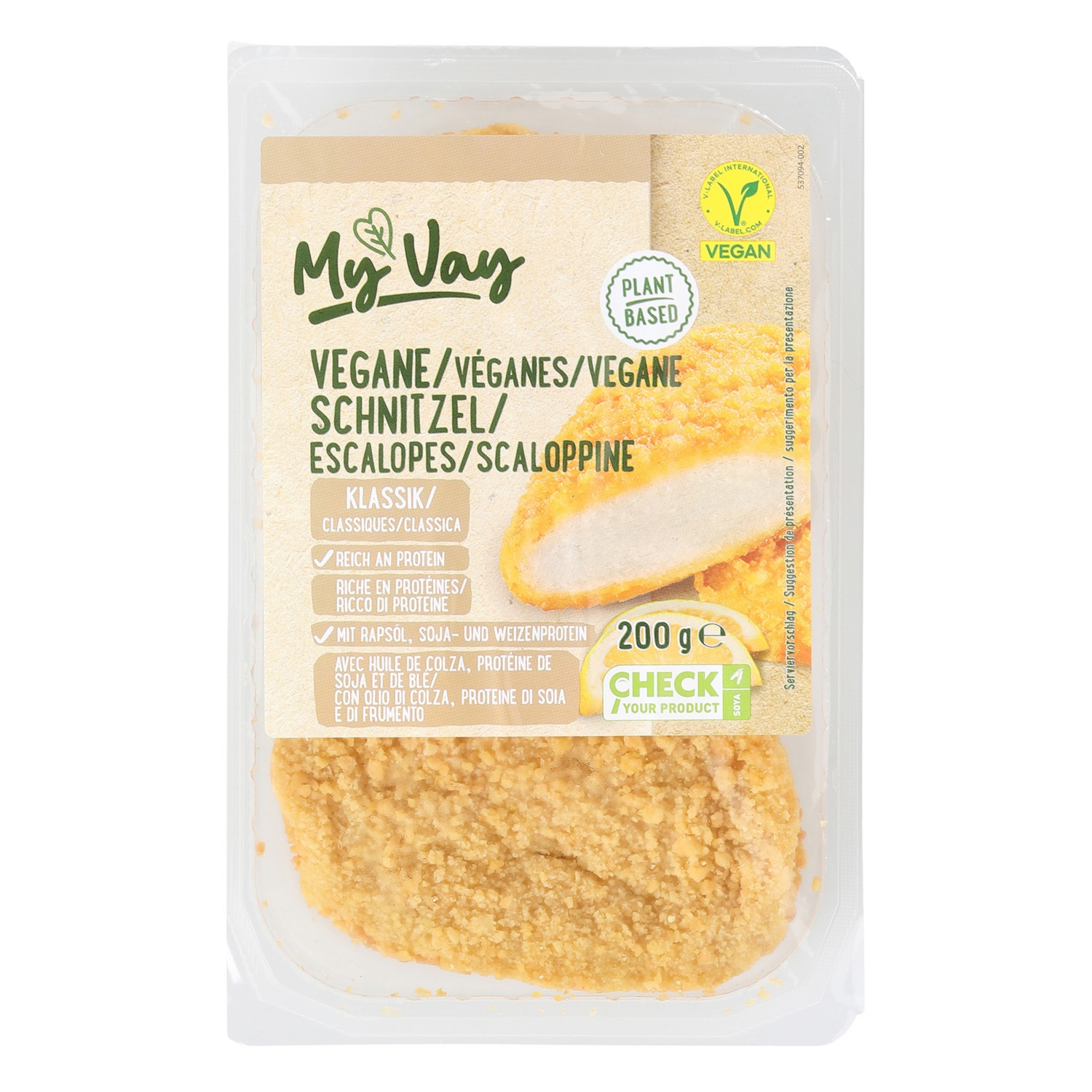 MY Vay Classiques végans, escalopes