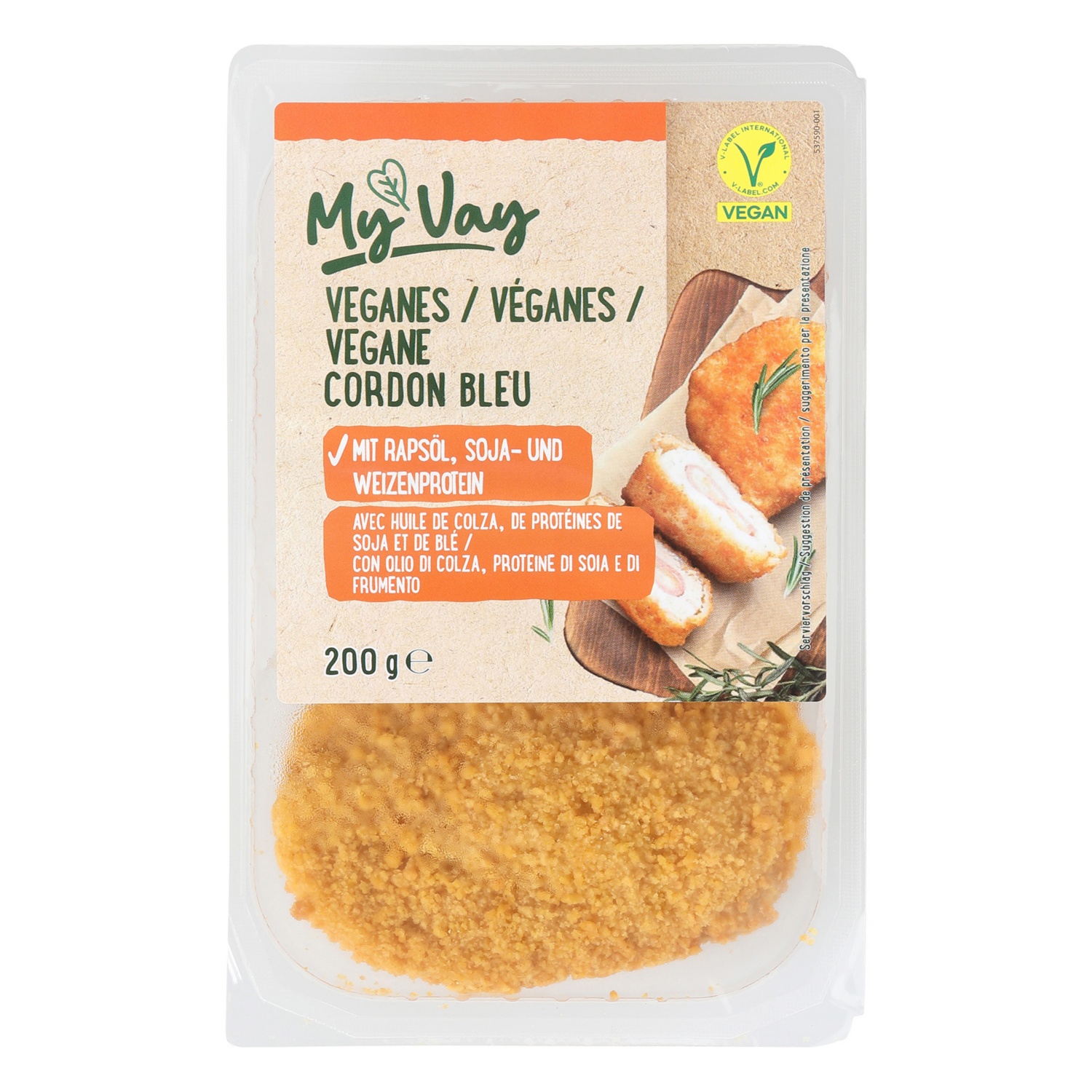 MY Vay Classiques végans, cordon bleu