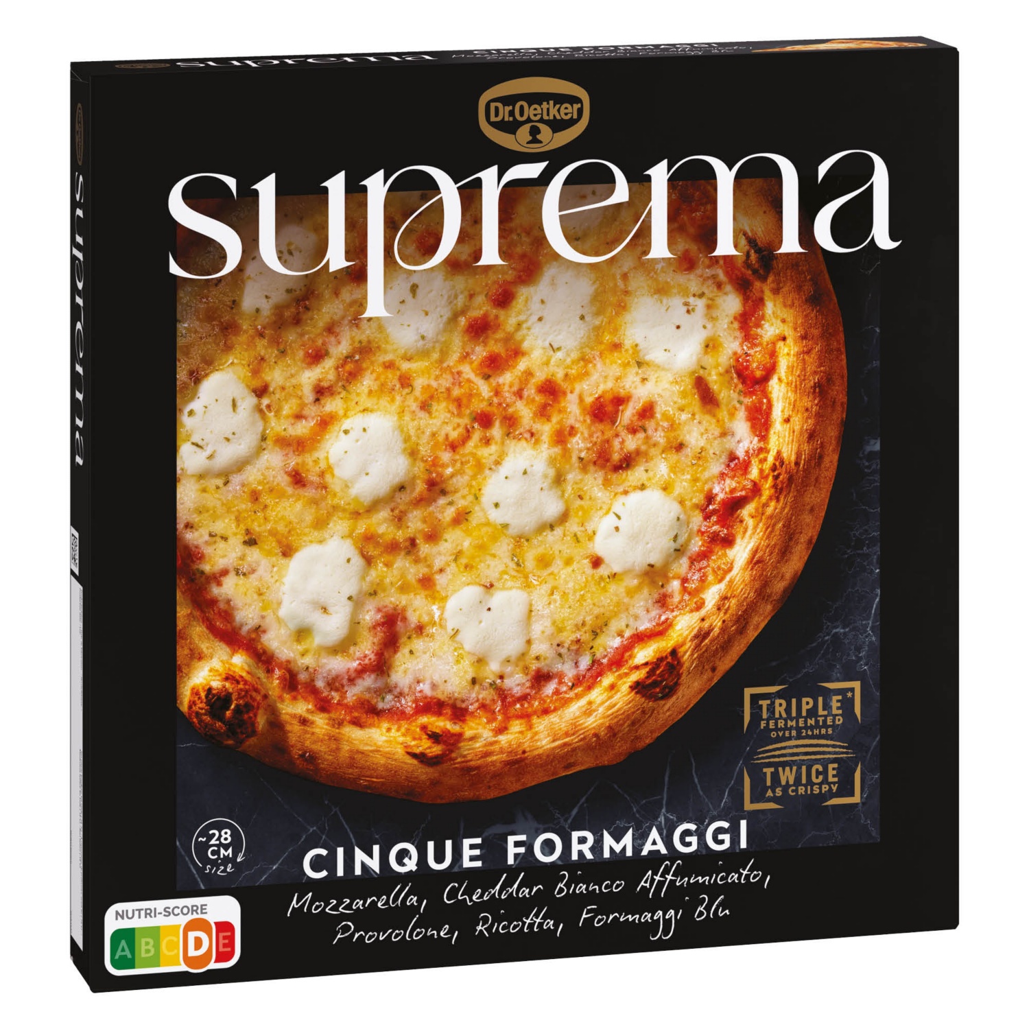 DR. OETKER Suprema pizza, ötsajtos, 492 g