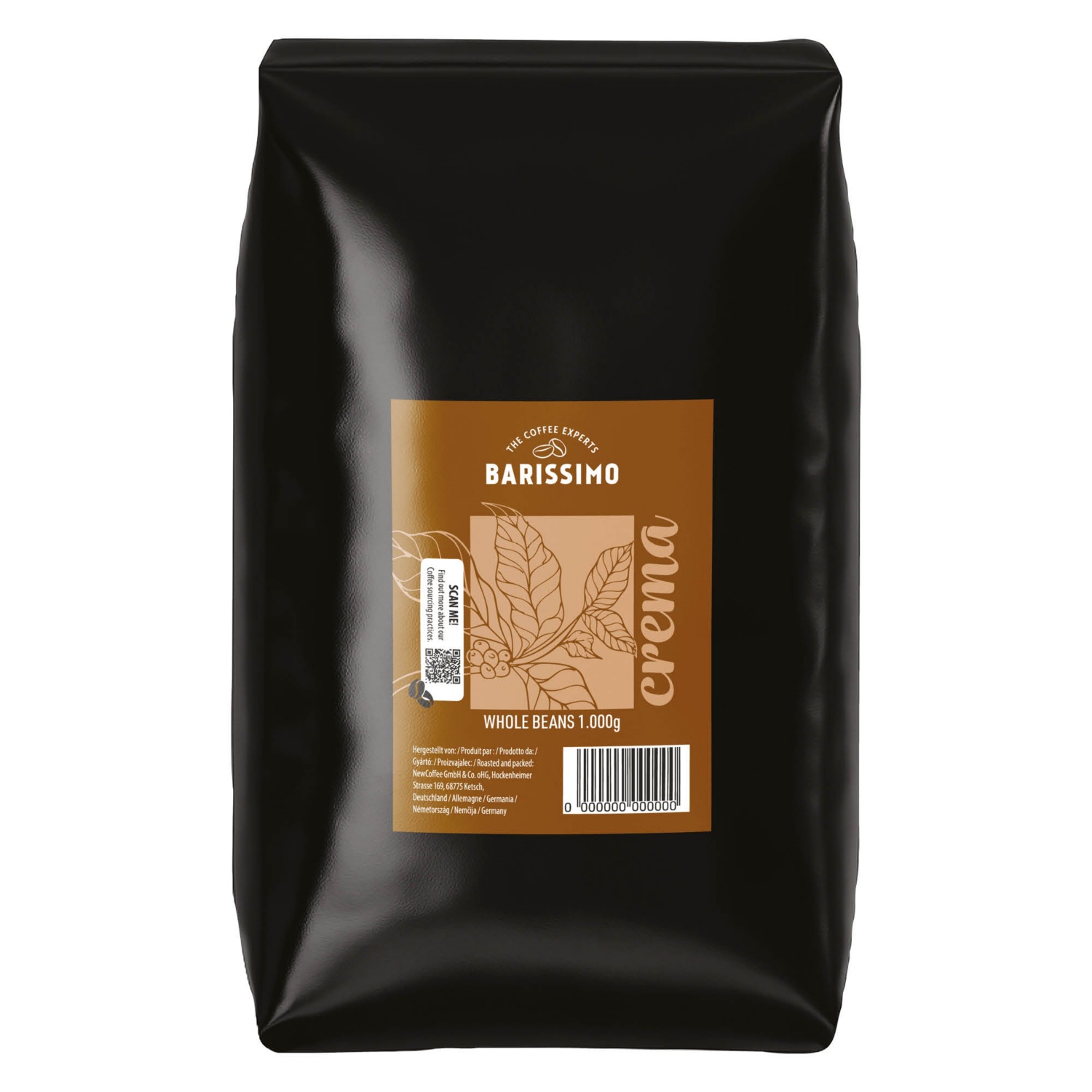 BARISSIMO Caffé Crema, 1 kg