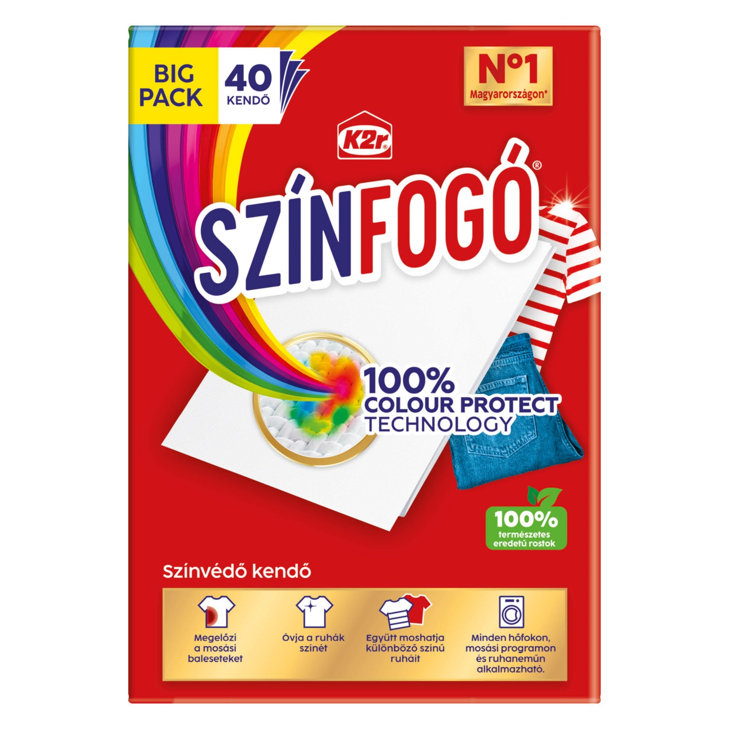 K2R Színfogó kendő, 40 darab