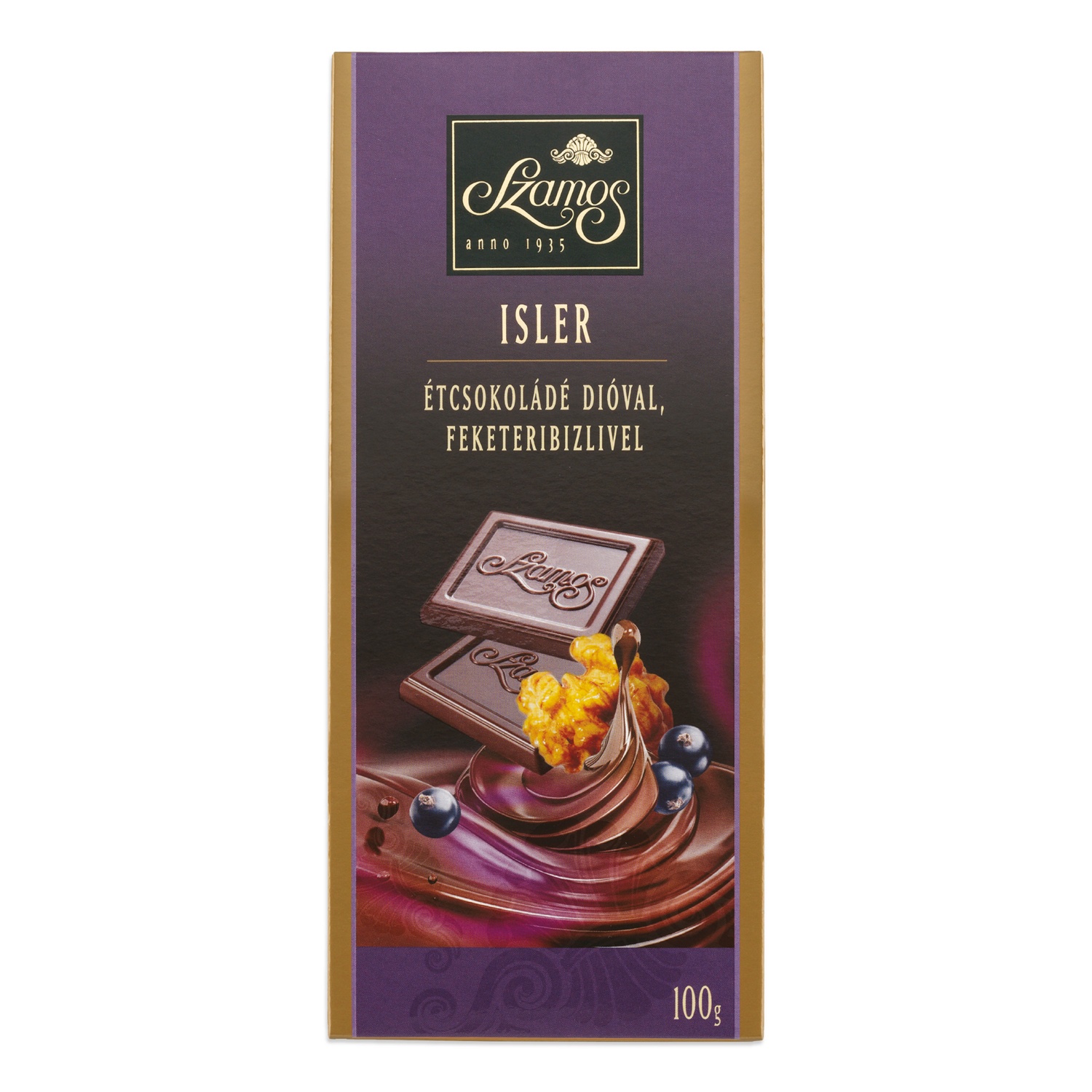 SZAMOS Táblás csokoládé, Isler, 100 g