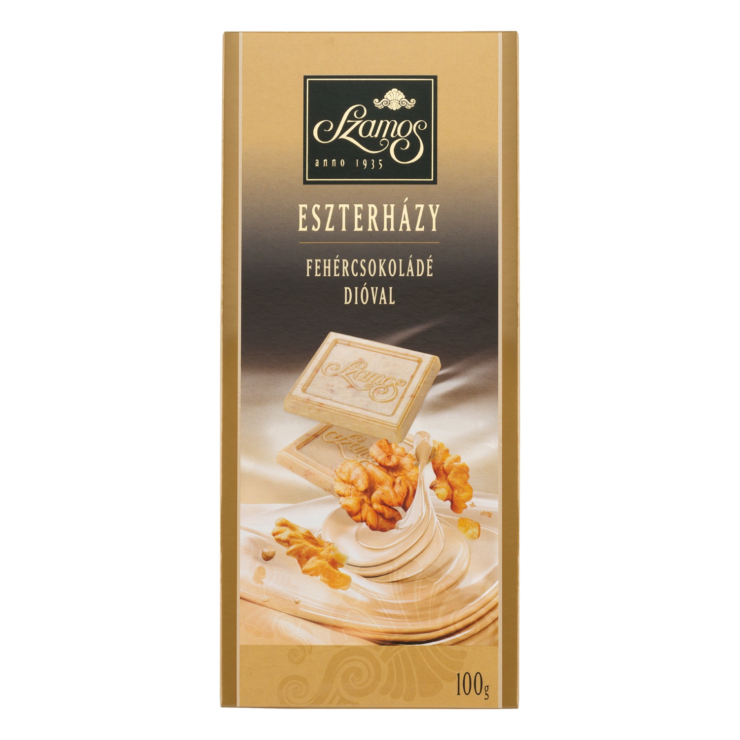 SZAMOS Táblás csokoládé, Eszterházy, 100 g