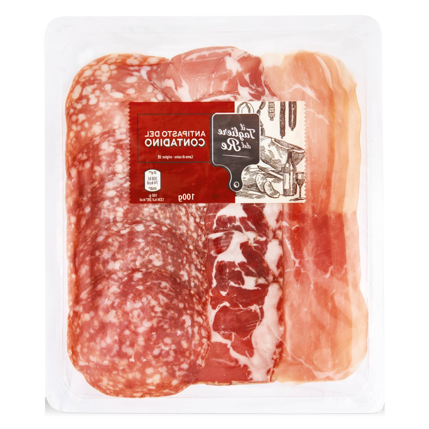 IL TAGLIERE DEL RE Antipasto del contadino, 100 g