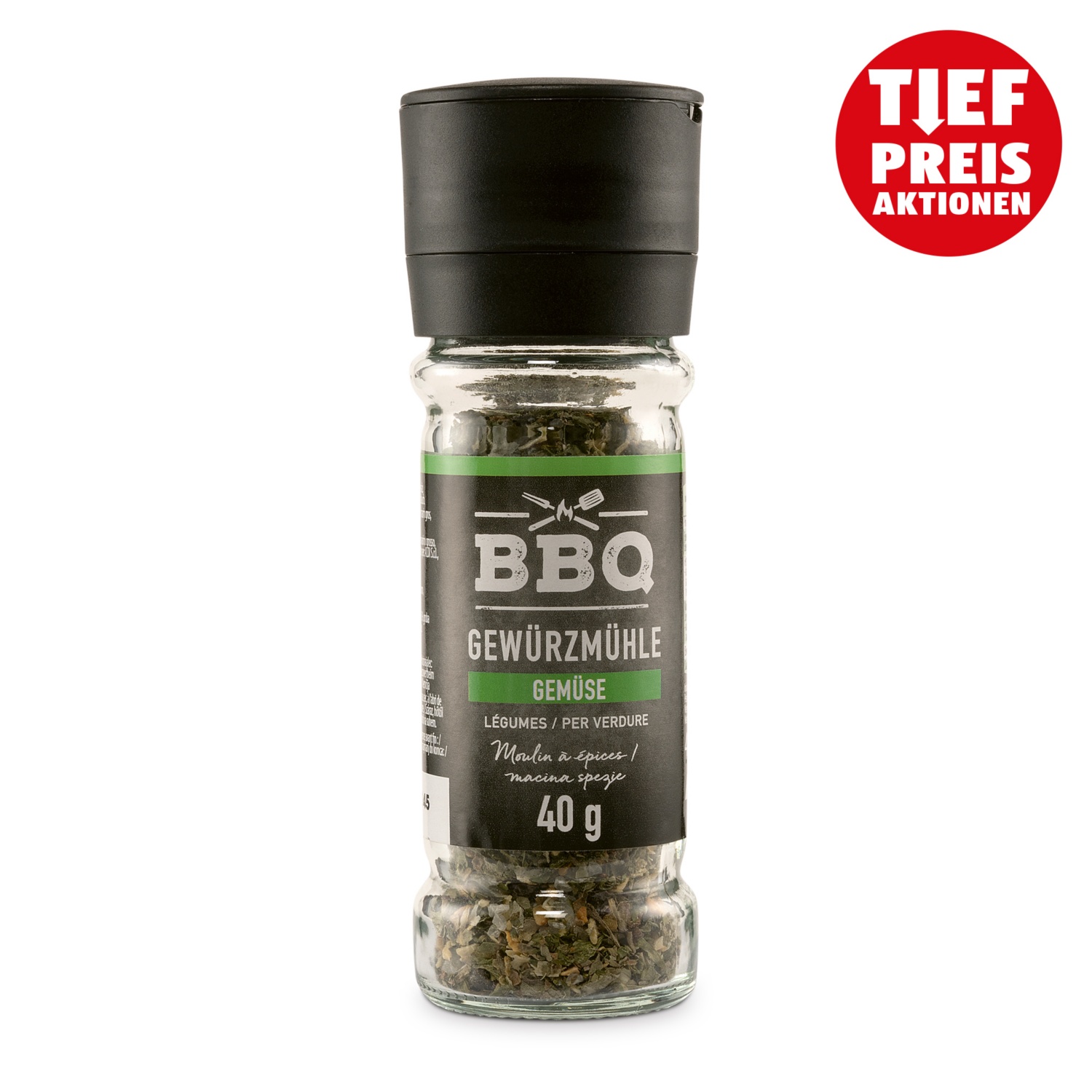 BBQ Gewürzmühle, Gemüse