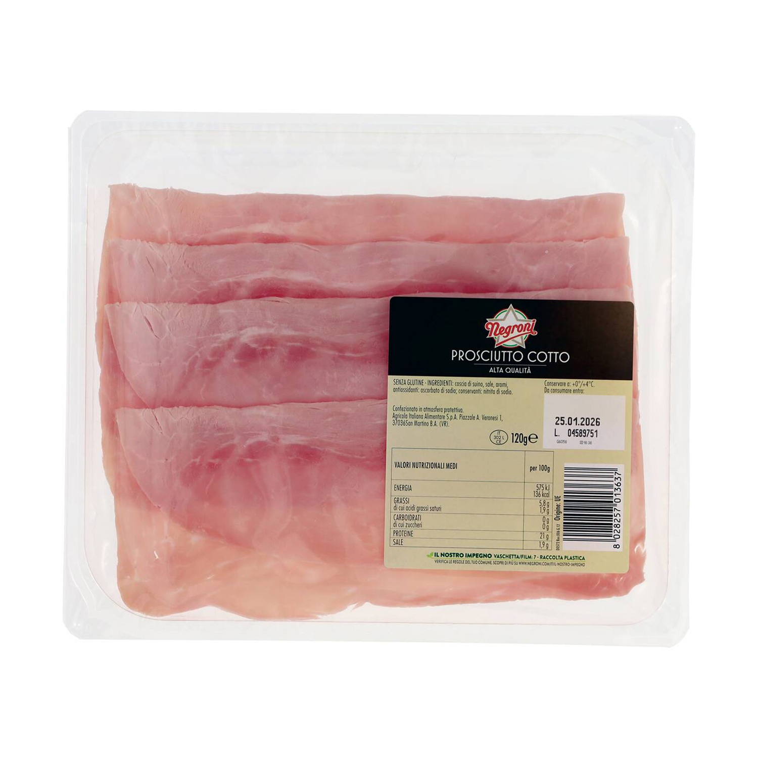 NEGRONI Prosciutto cotto