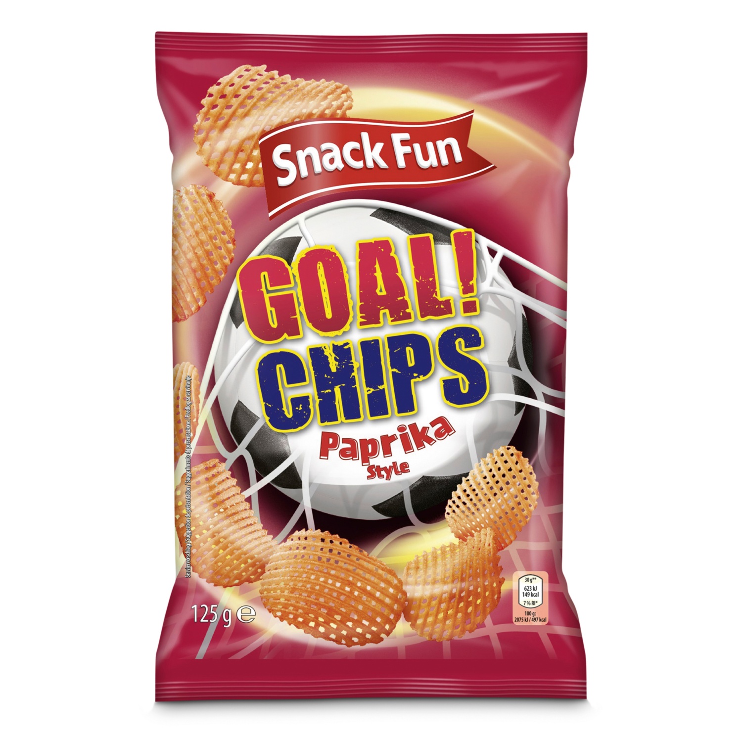 SNACK FUN Goal chips alla paprika