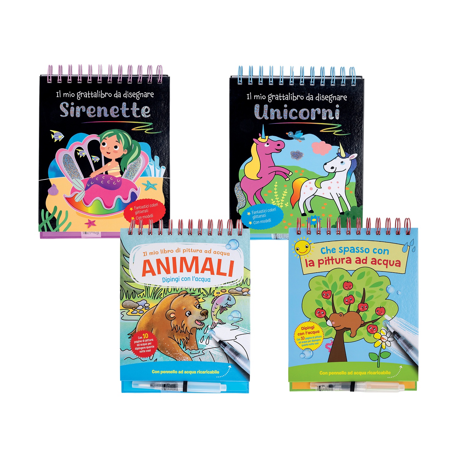 Libri da colorare e grattare