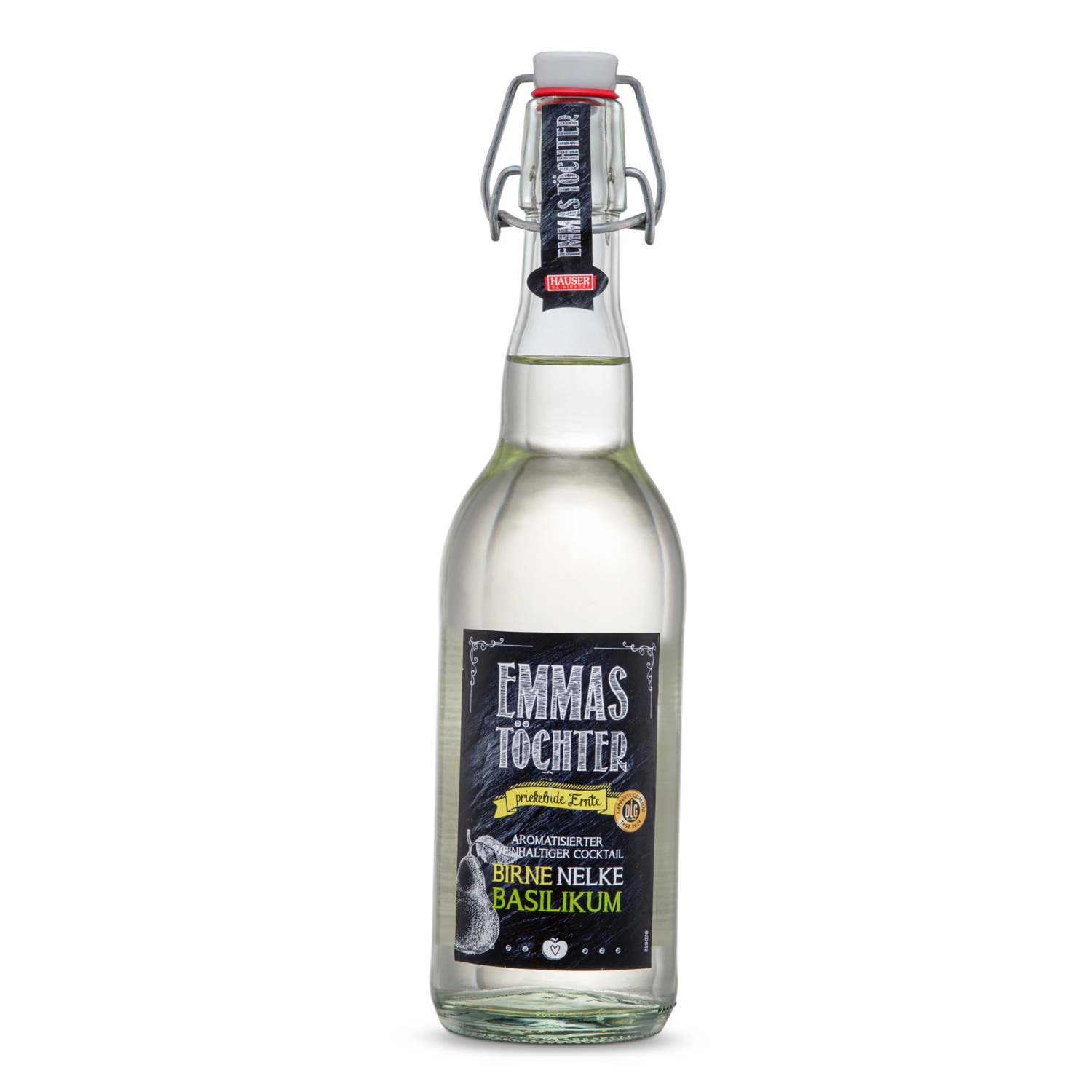 Weißwein-Cocktail, Birne, Nelke & Basilikum