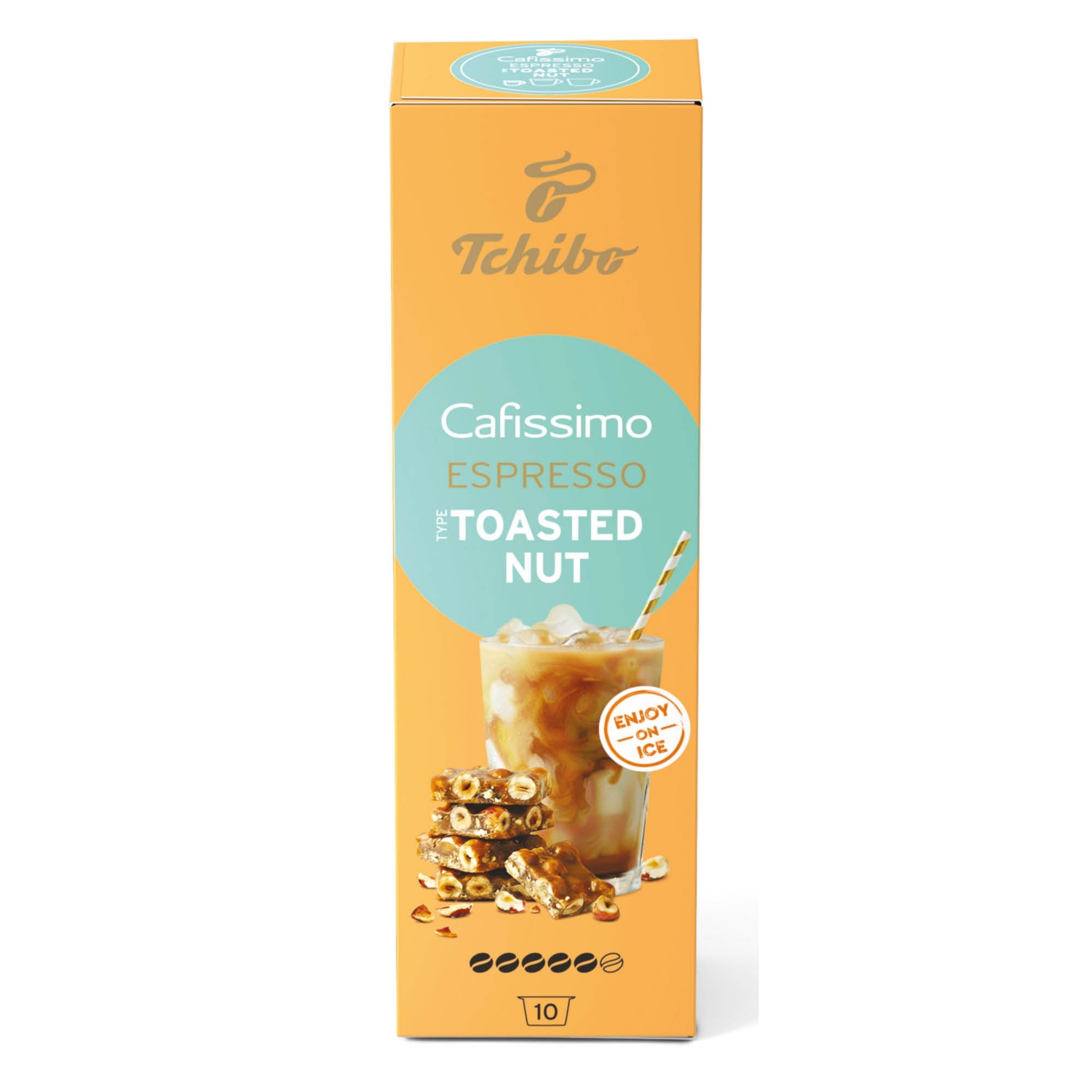 TCHIBO Cafissimo kávékapszula, Toasted nut, 10 darab
