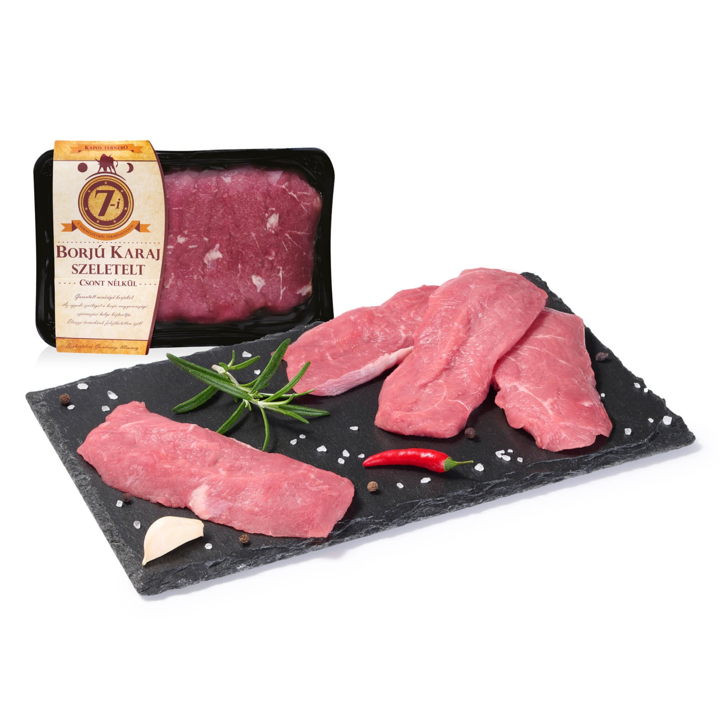 KAPOS TERNERO Friss borjúkarajszelet