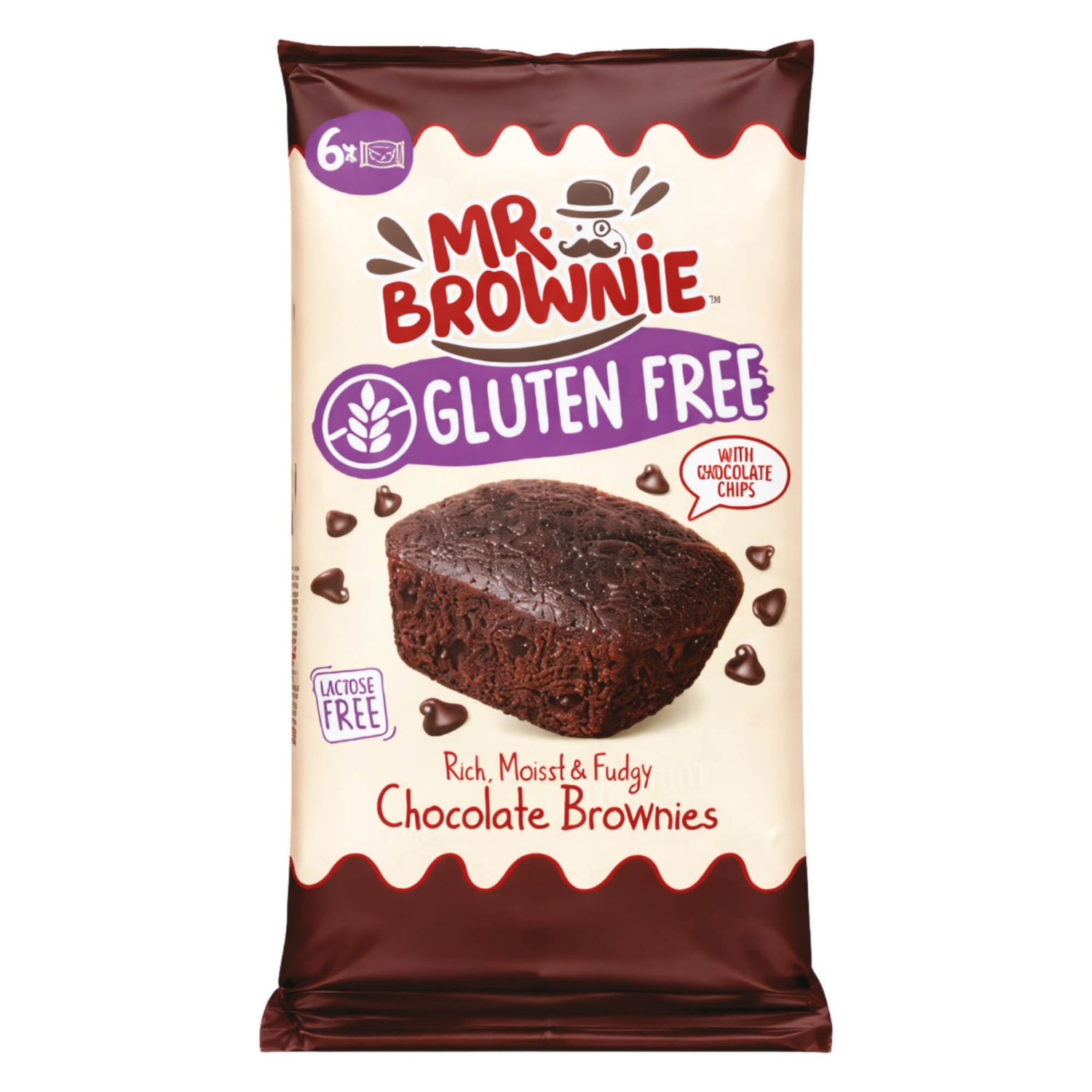 MR. BROWNIE Glutén- és laktózmentes brownie, 150 g