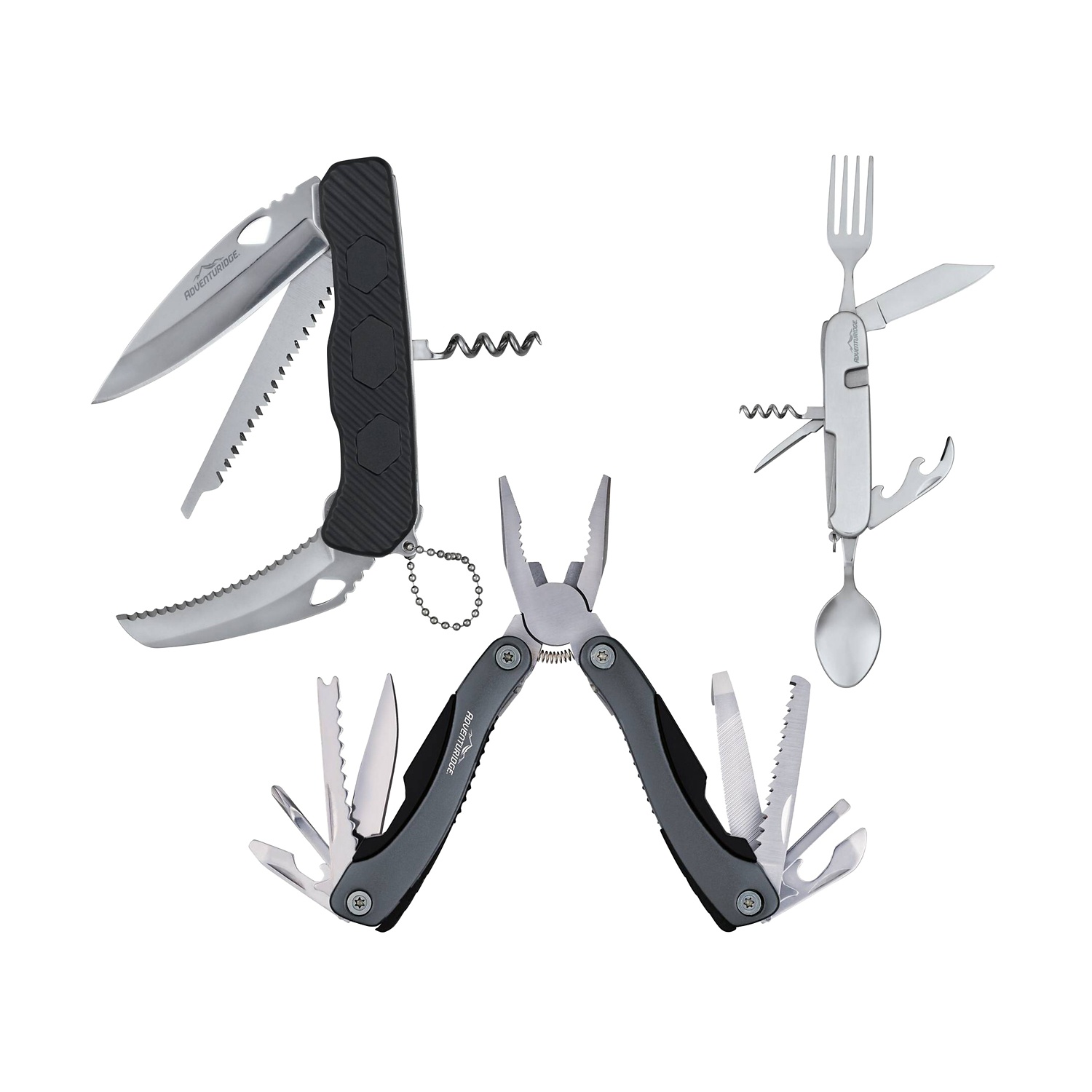 ADVENTURIDGE Posate/utensili da campeggio