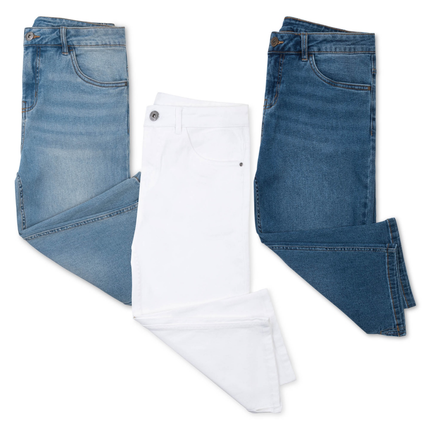 UP 2 FASHION WOMEN Női capri farmernadrág