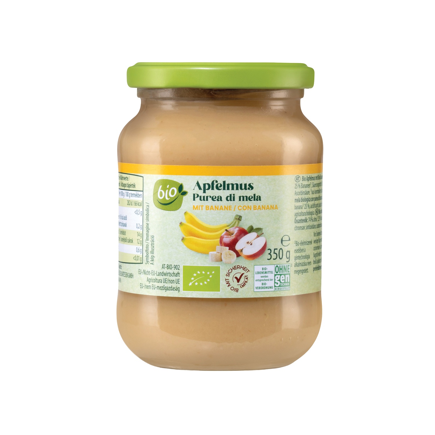 BIO Purea di mele con frutta, mela e banana