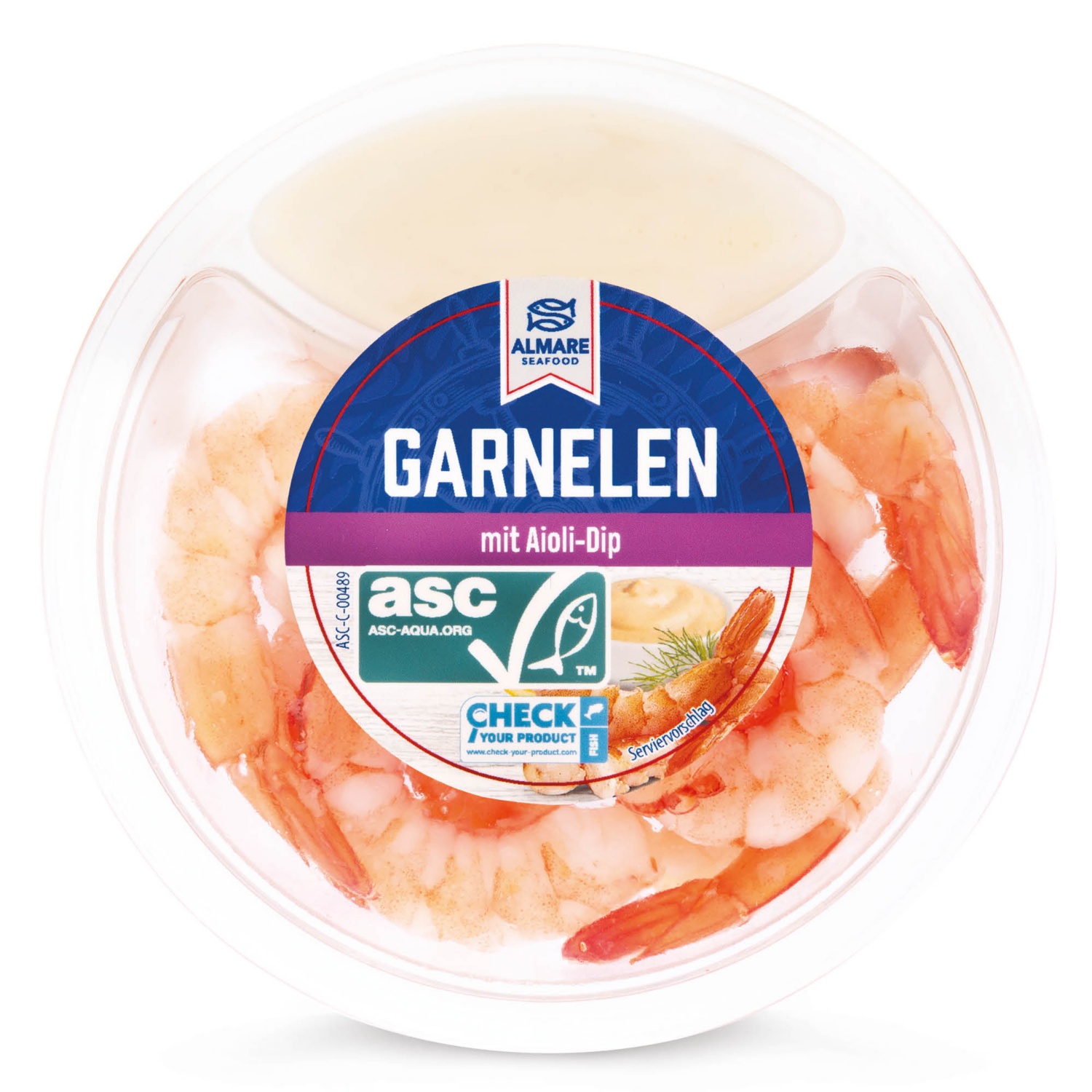 ALMARE SEAFOOD Garnélarák, aiolimártással, 100 g