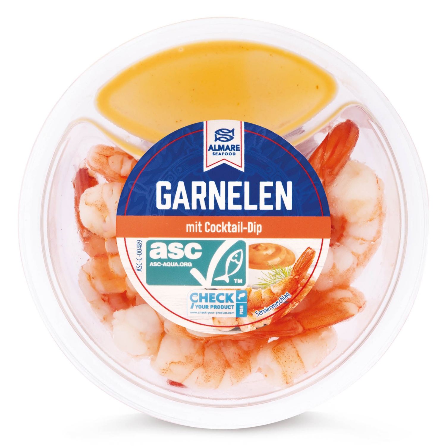 ALMARE SEAFOOD Garnélarák, koktélmártással, 100 g