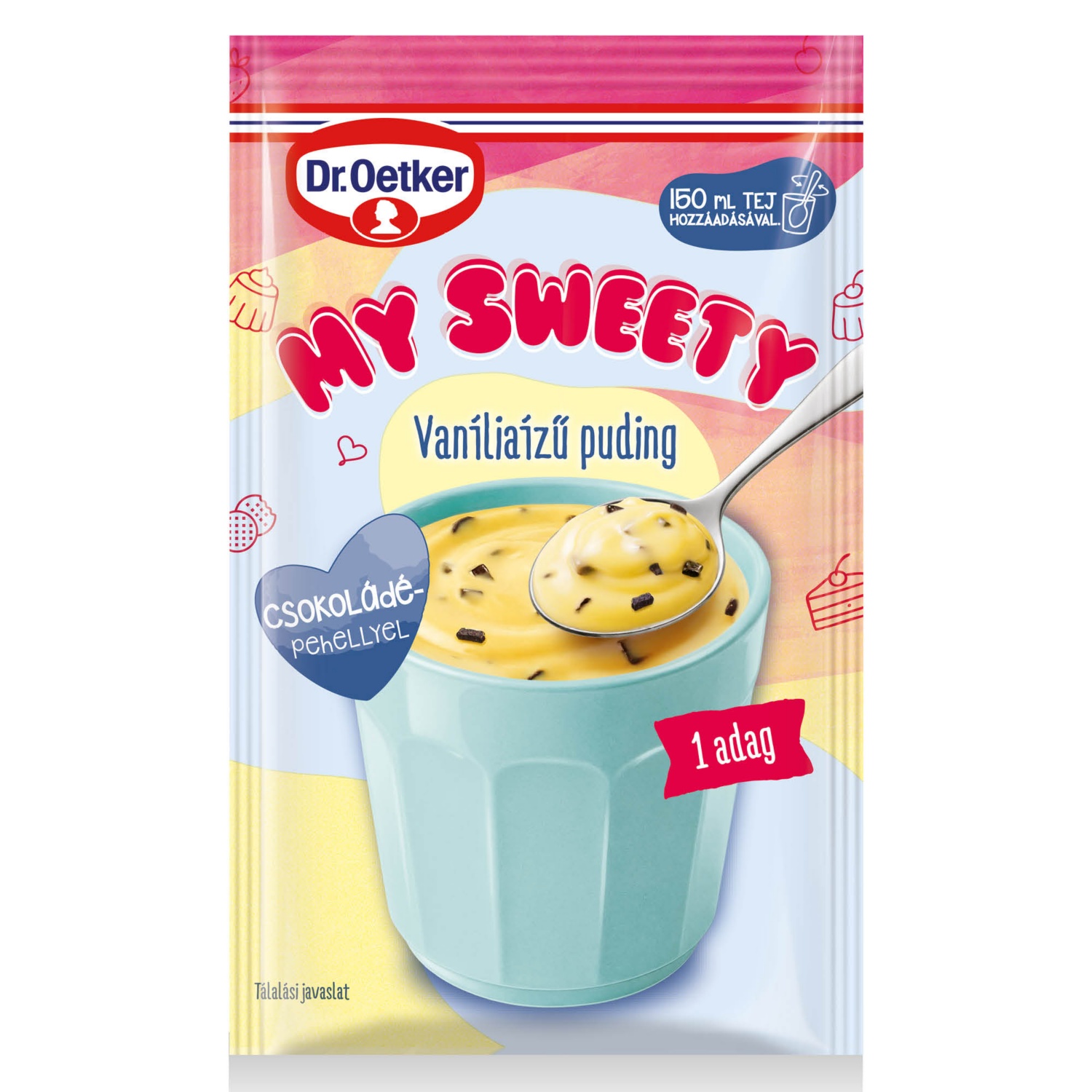 DR. OETKER My Sweety instant pudingpor, vaníliaízű, 35 g