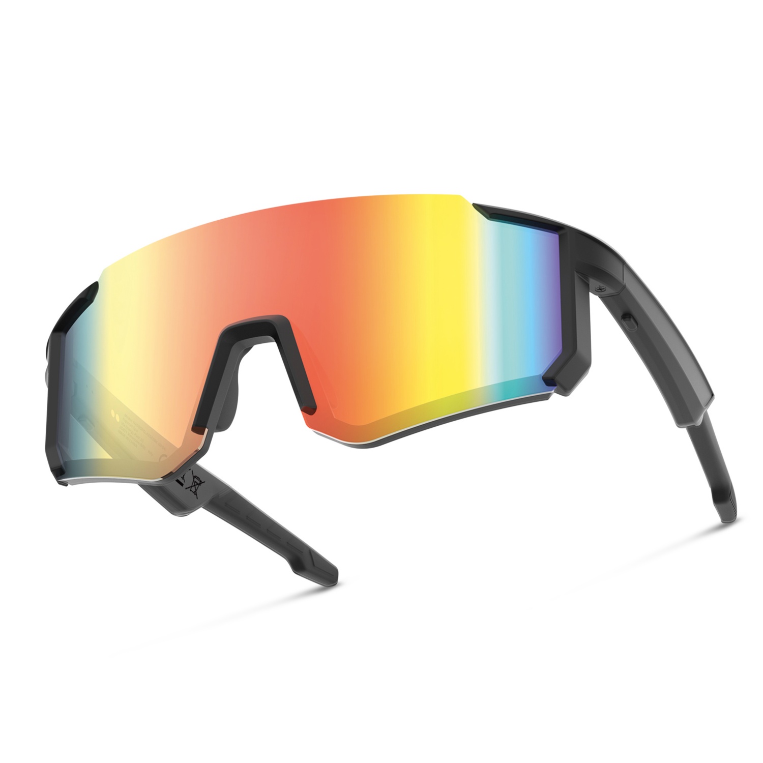 NILOX Smartbrille mit integrierten Lautsprechern Schwarz