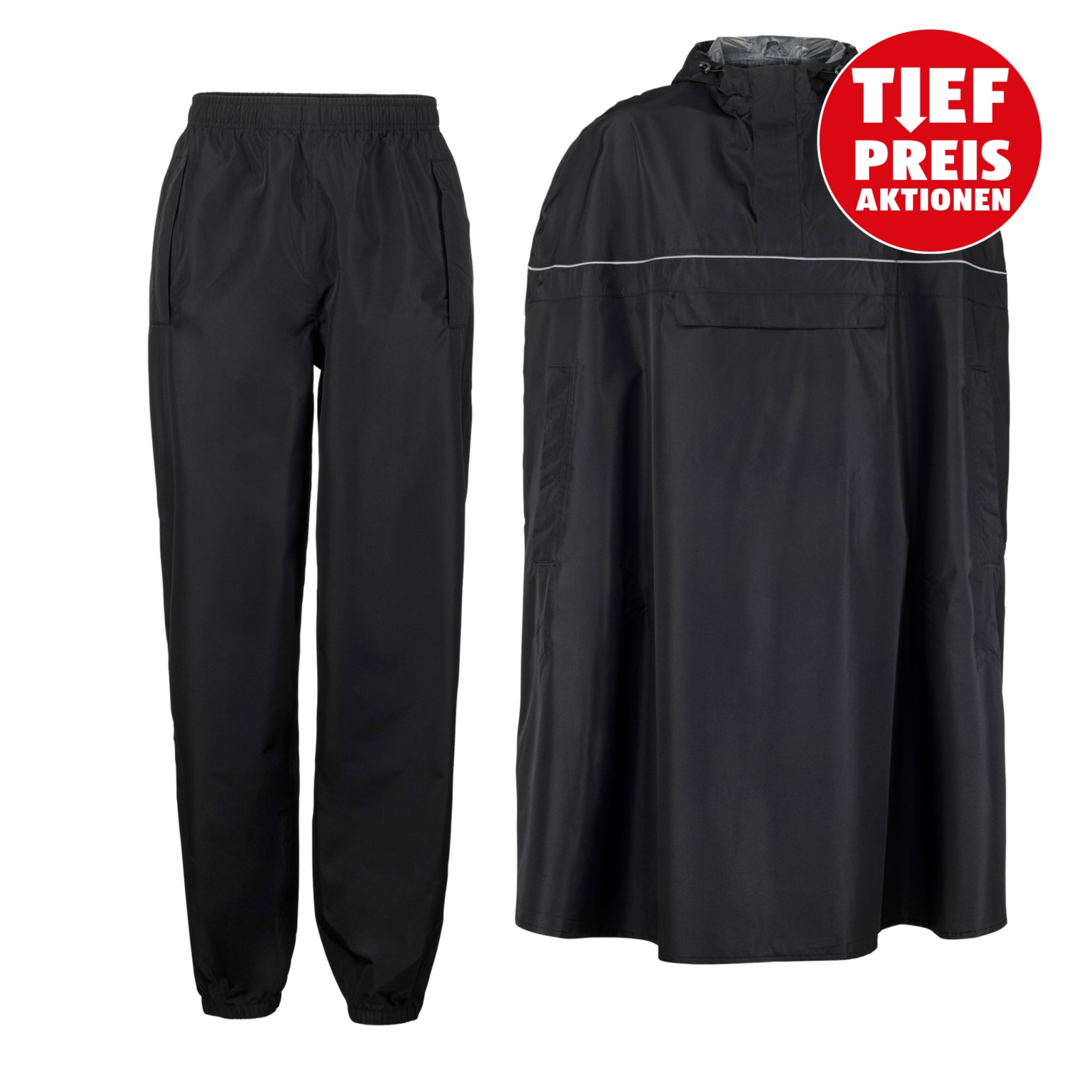CRANE Damen-/Herren-Rad-Regenumhang/-hose