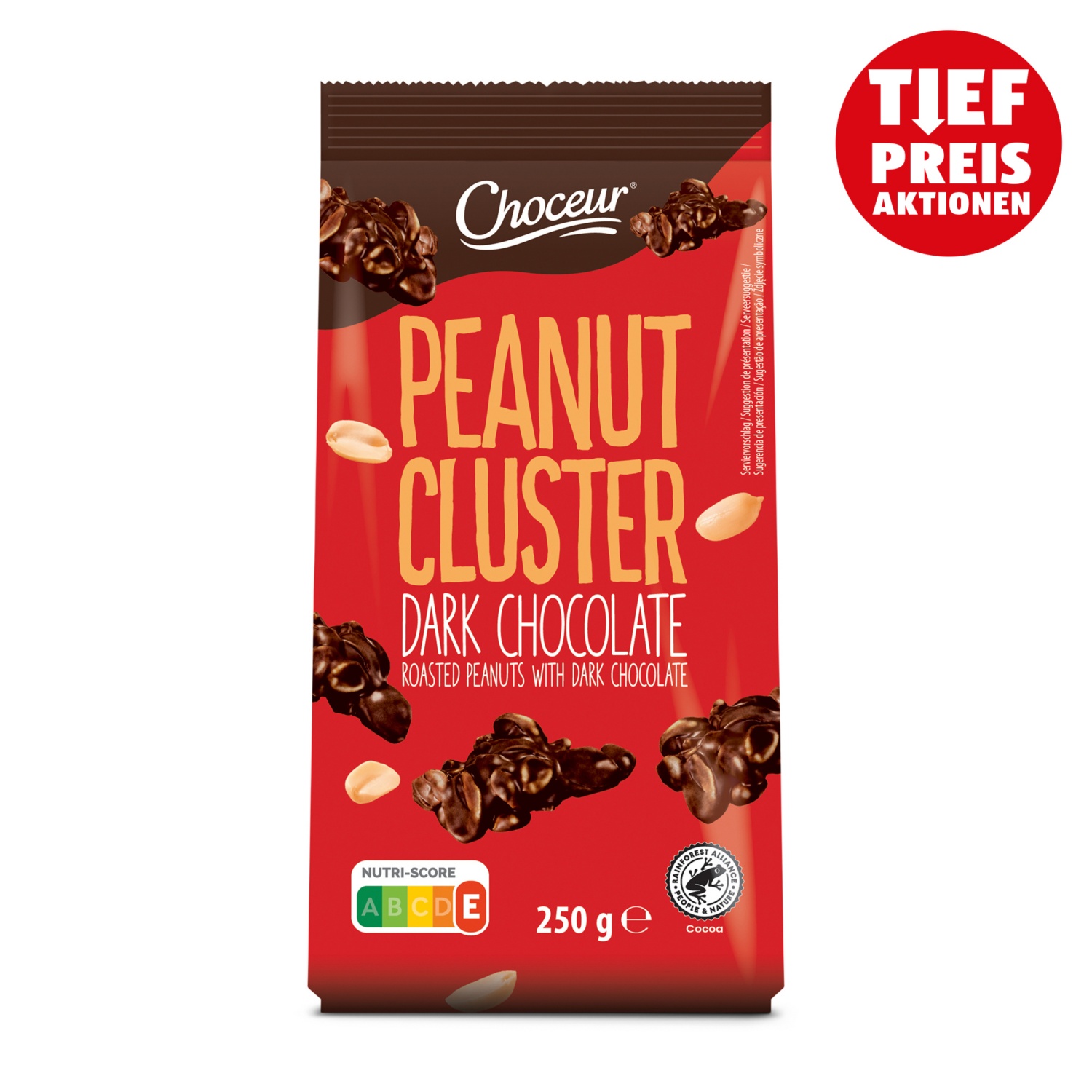 CHOCEUR Peanut Cluster, Dunkel