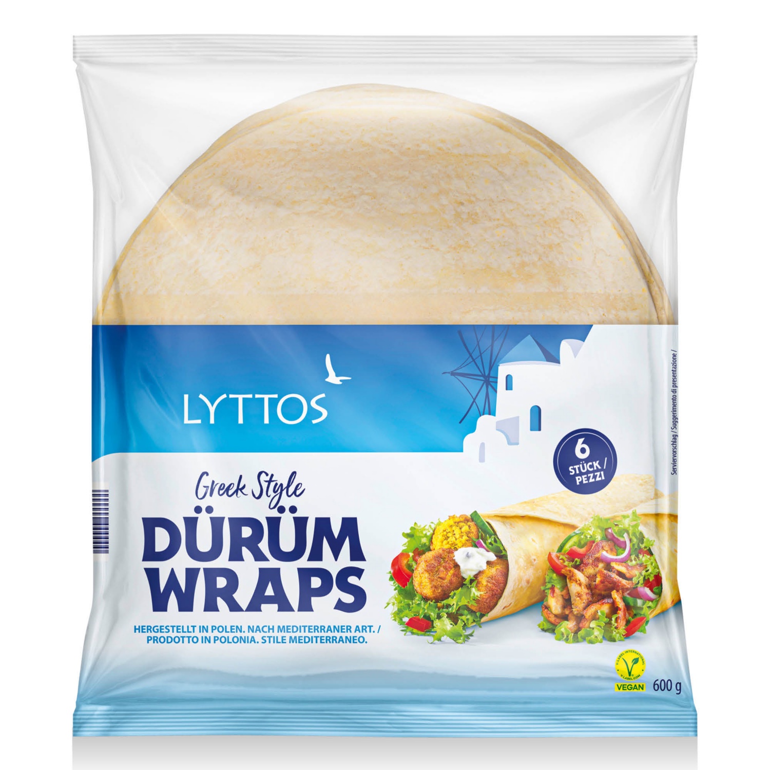 LYTTOS Dürüm wraps, 600 g