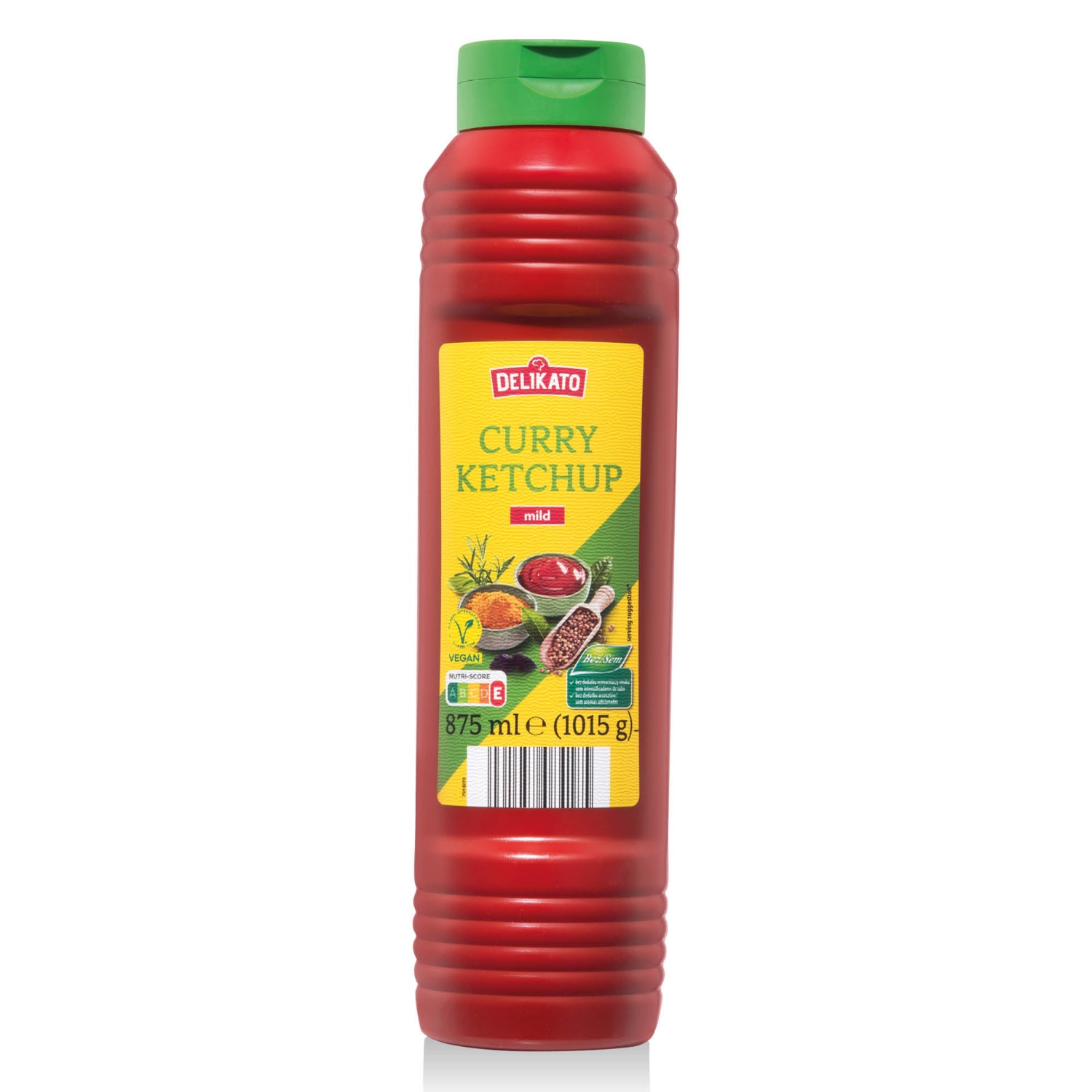 DELIKATO Curry ketchup, csemege, 875 ml