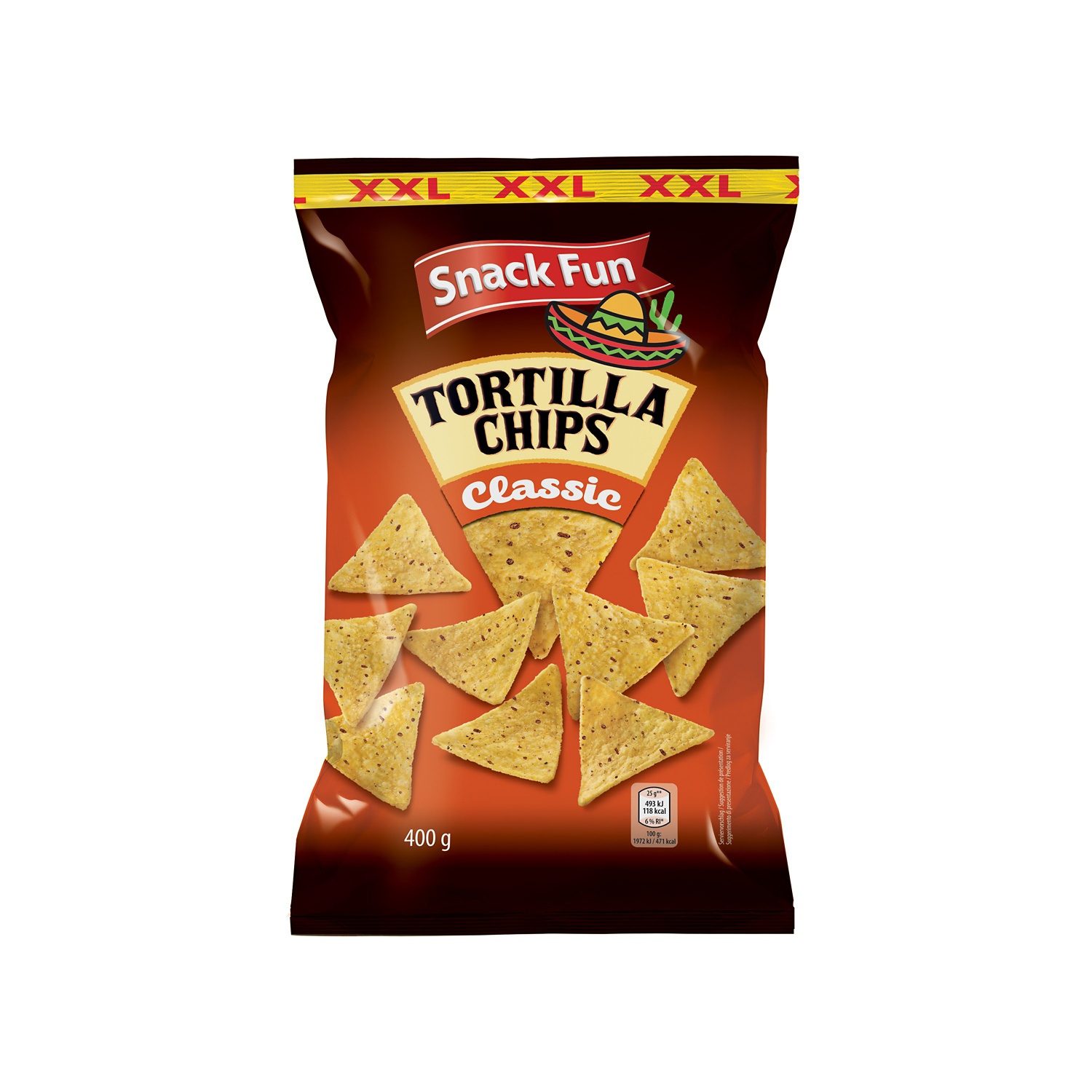 SNACK FUN Tortilla chips XXL