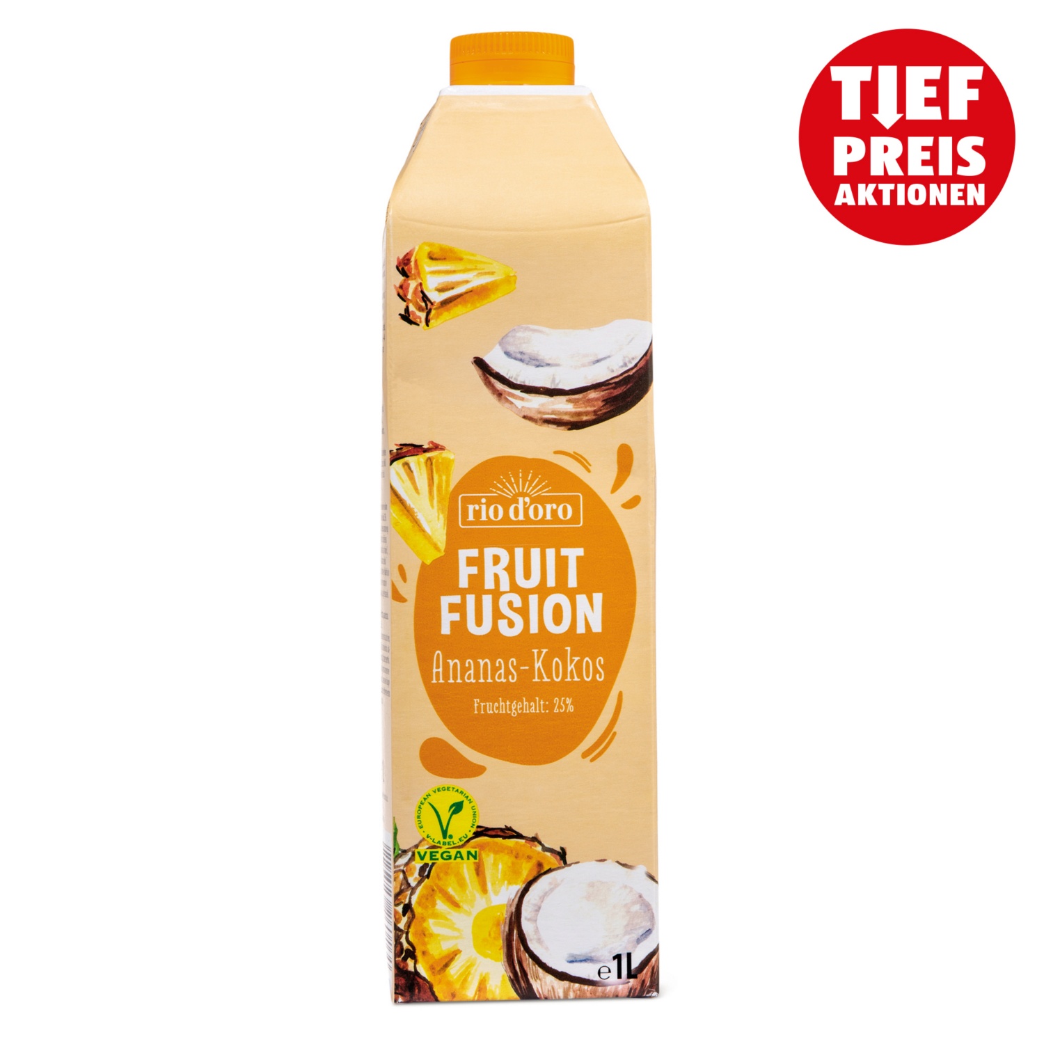 RIO D' ORO Fruchtgetränk, Ananas-Kokos
