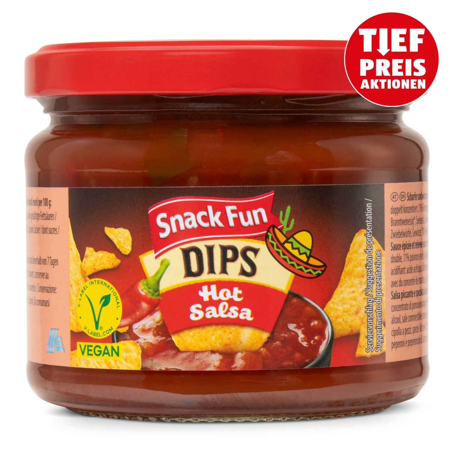 SNACK FUN Salsa Dip, Hot