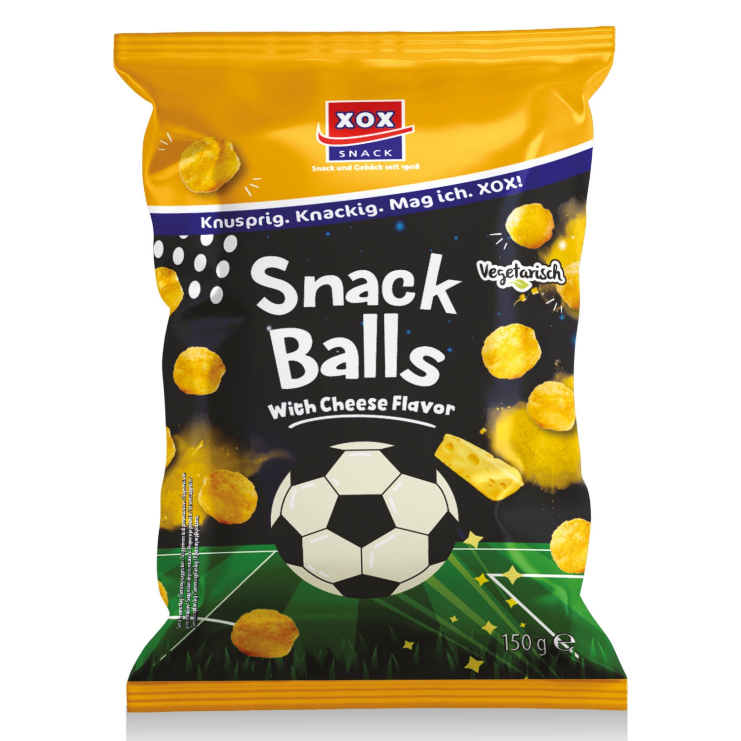 XOX Kukoricagolyó, sajtos, 150 g