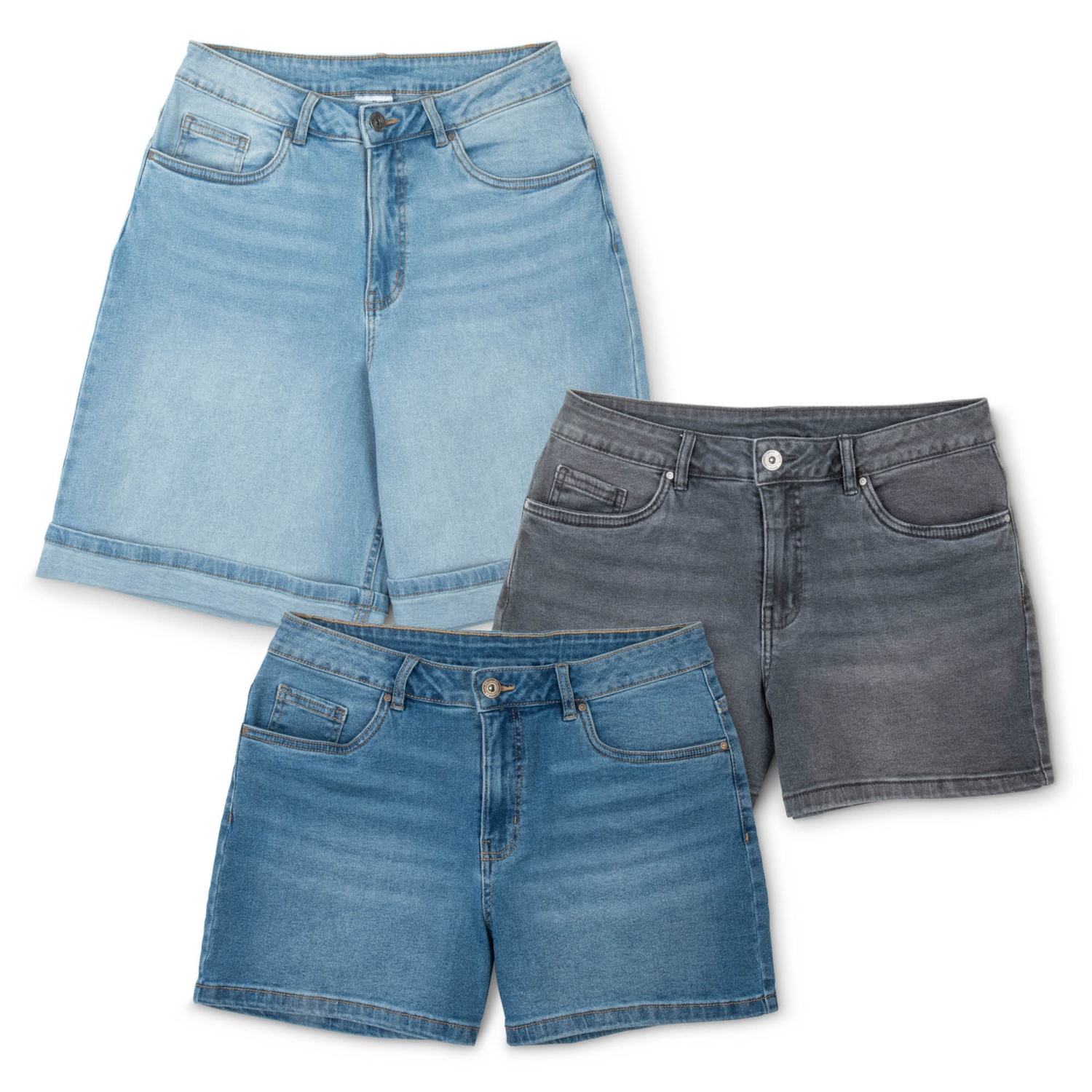 UP 2 FASHION WOMEN Női farmer rövidnadrág
