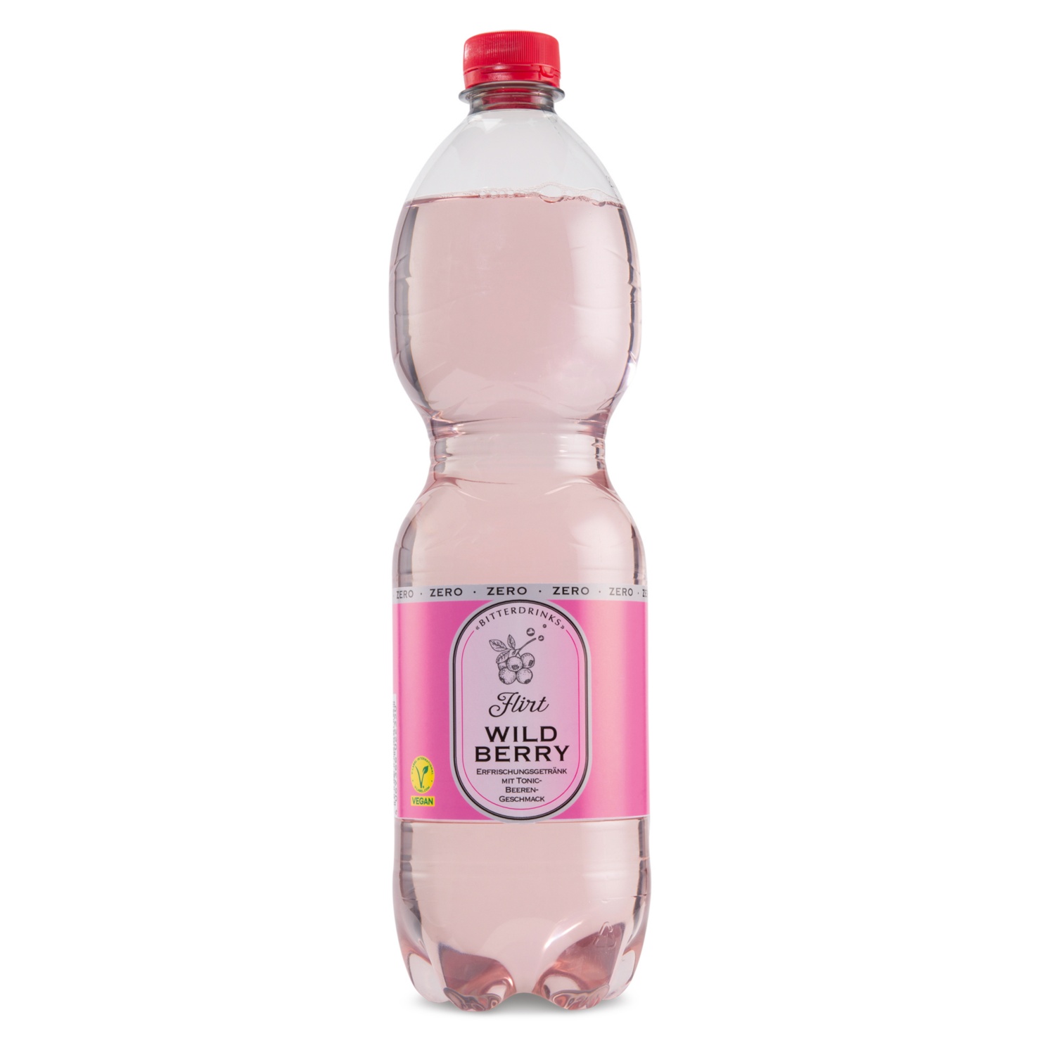 FLIRT Bitterlimonade Zero, Wild Berry