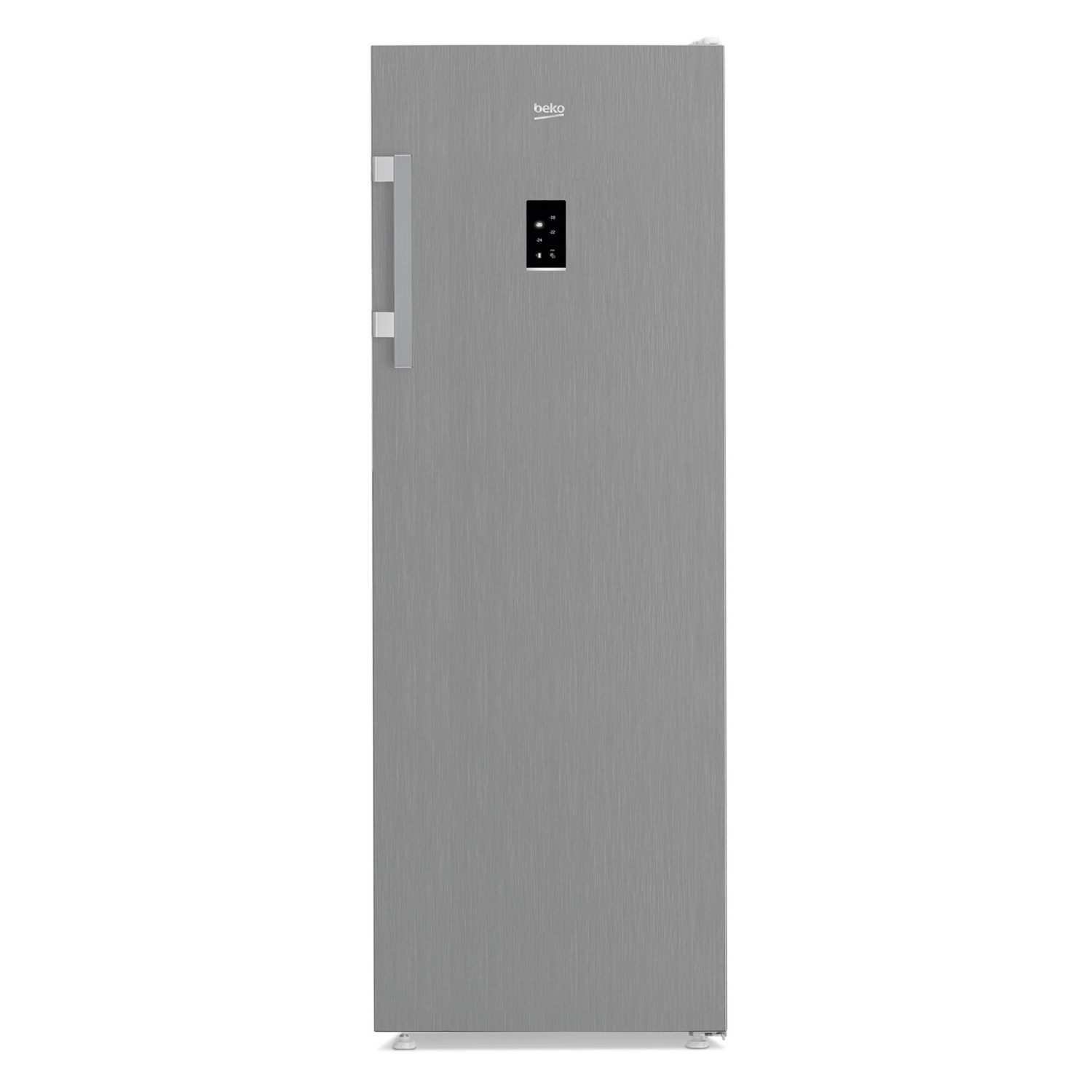 BEKO No-Frost Gefrierschrank Edelstahllook