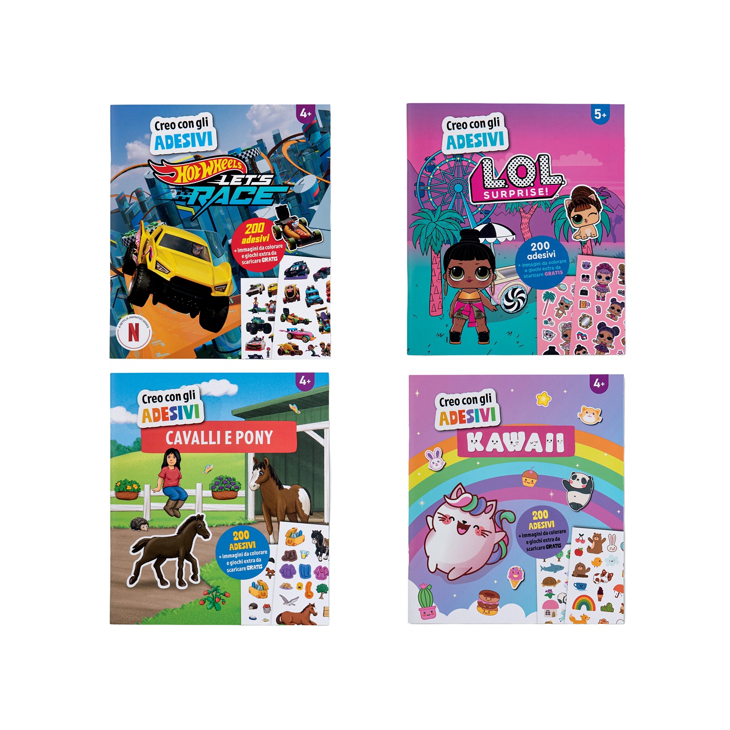 Libretti con sticker