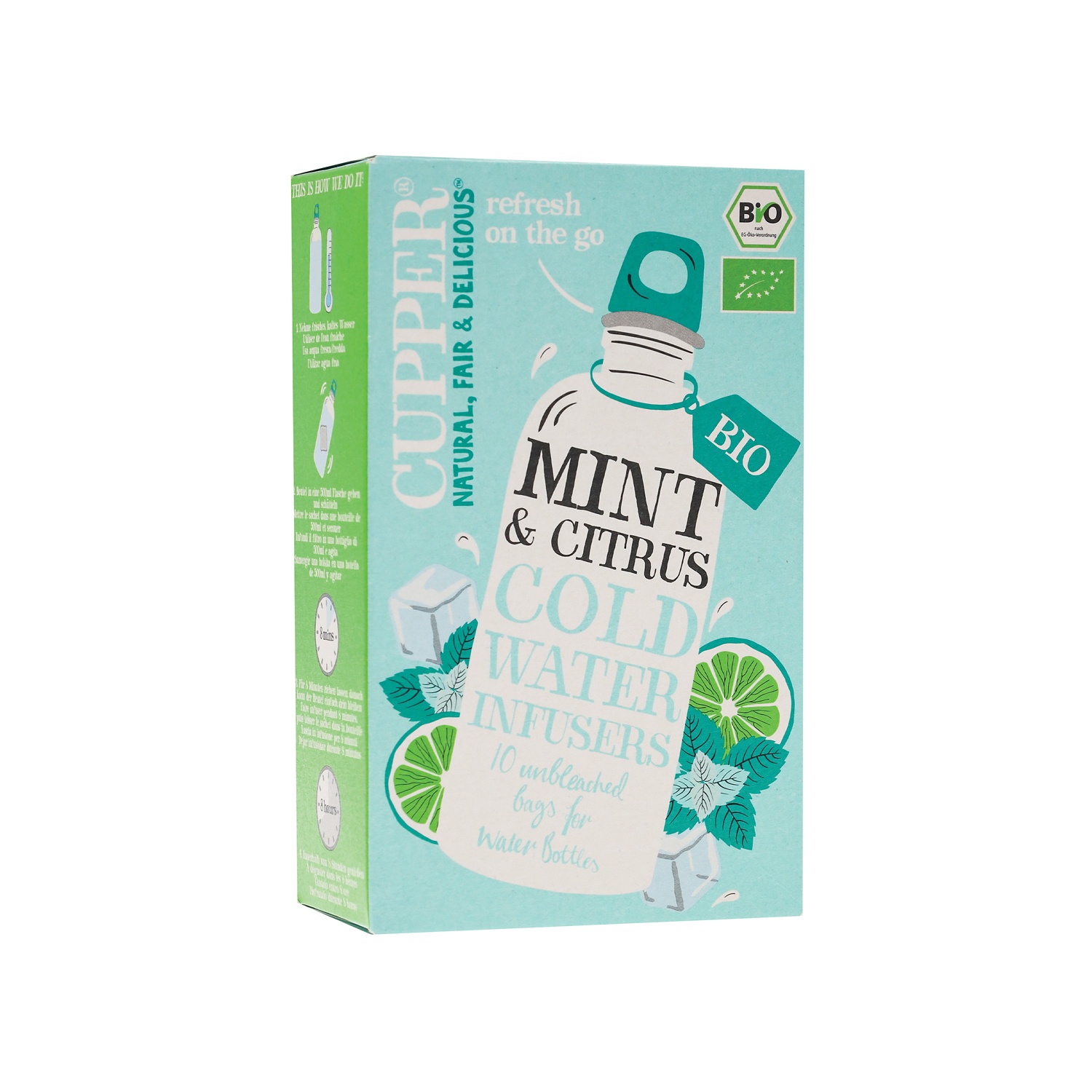 CUPPER Infusi a freddo bio limone menta