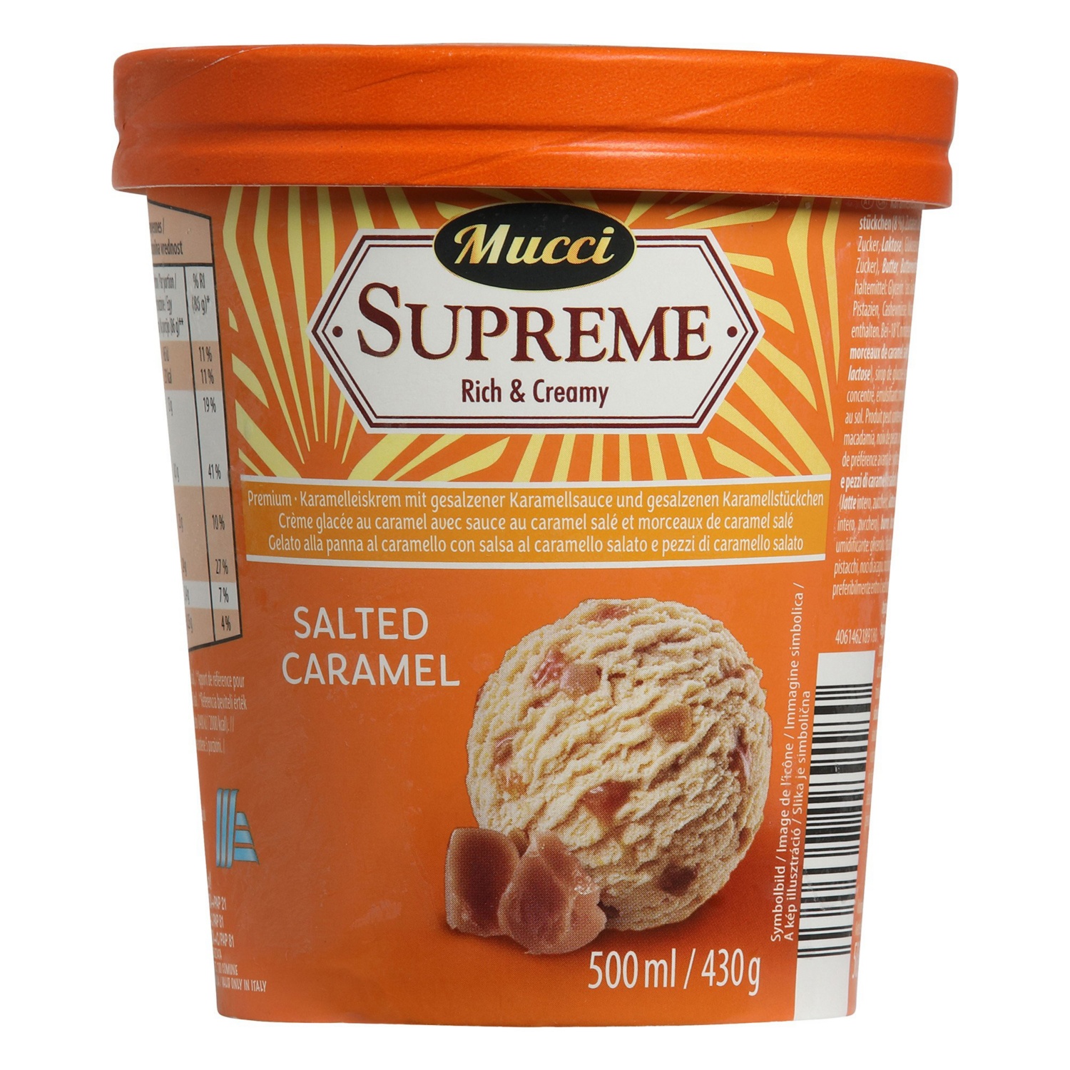 MUCCI Supreme Rich & Cream, Salted Caramel