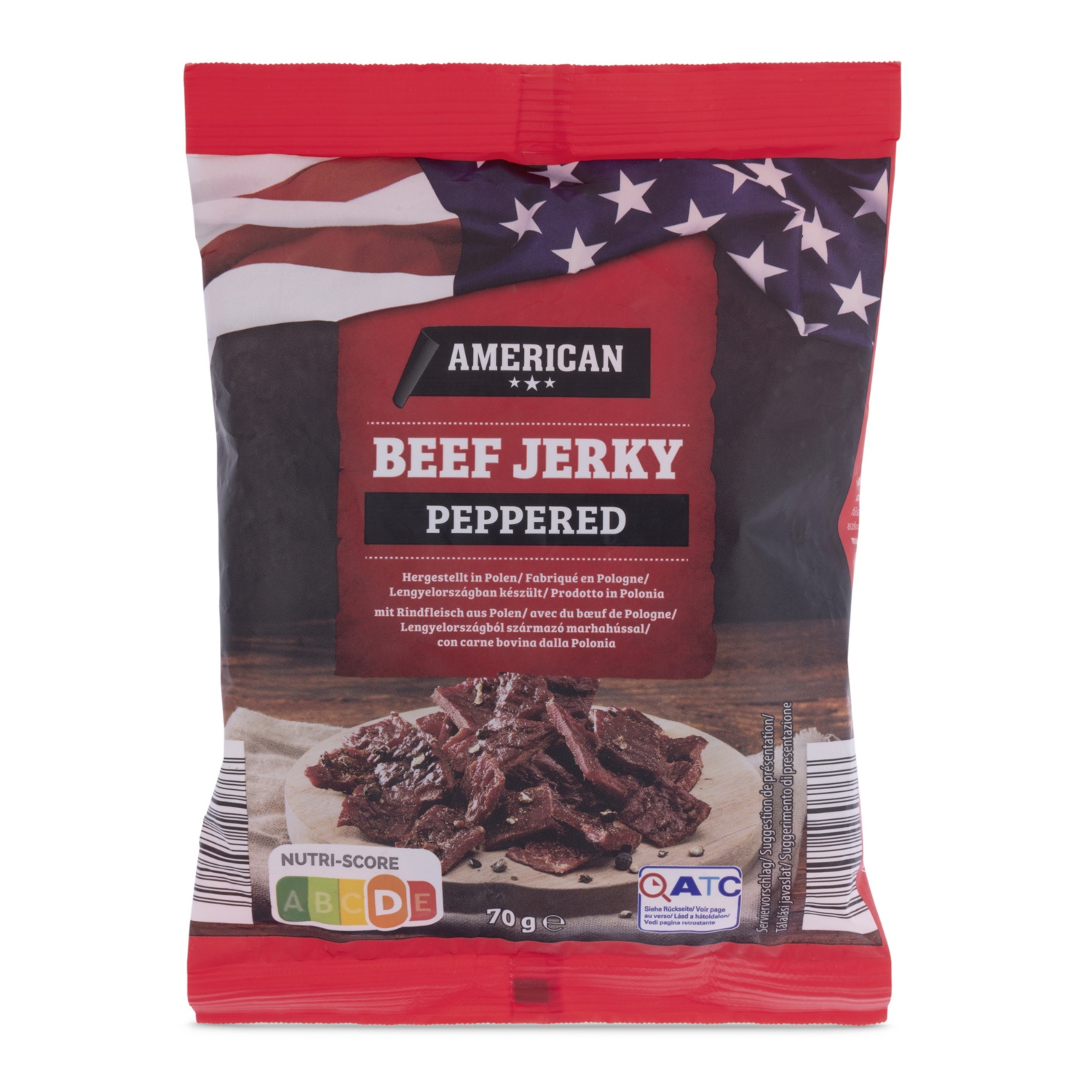 AMERICAN Beef/Pork Jerky, Pfeffer