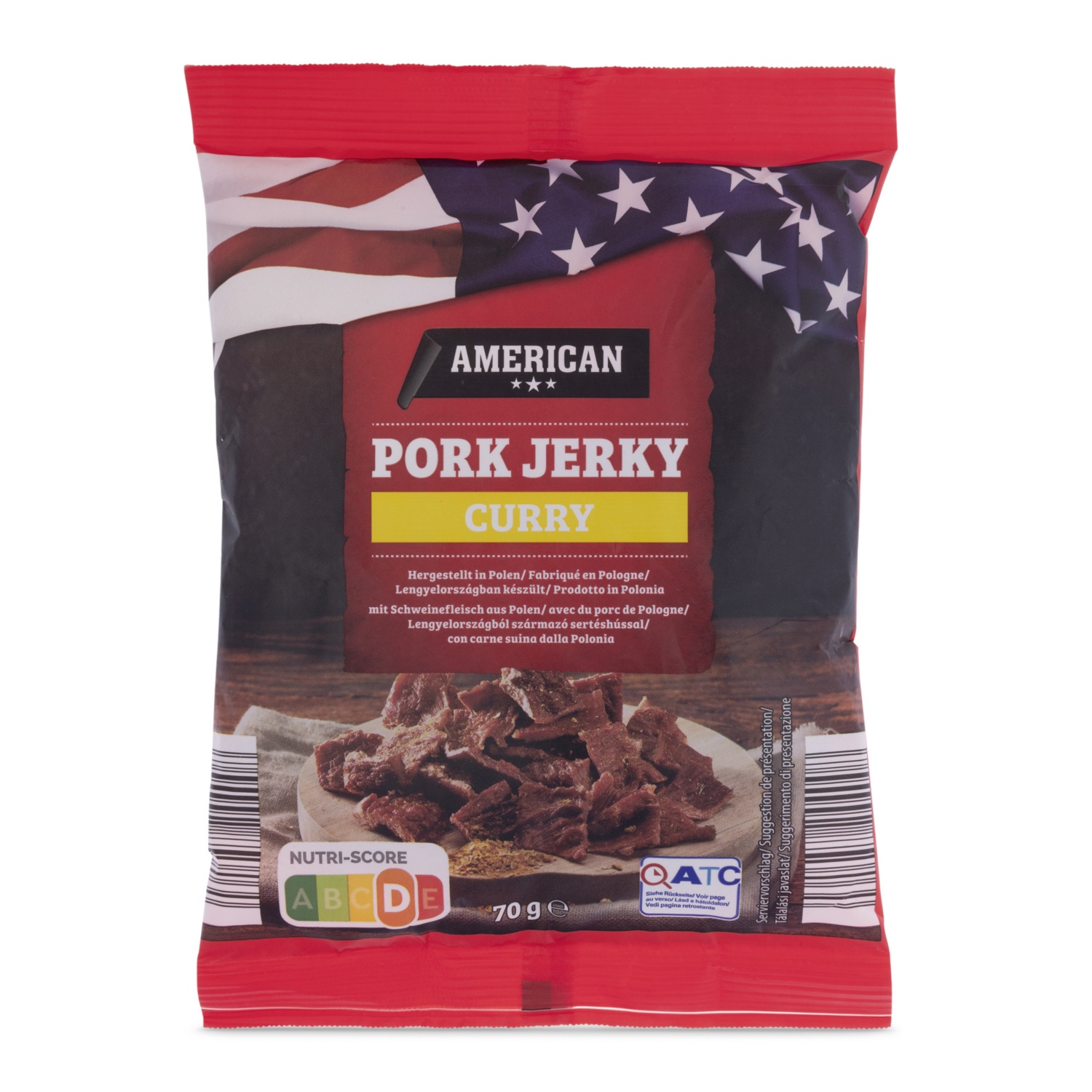 AMERICAN Beef/Pork Jerky, Pork Curry