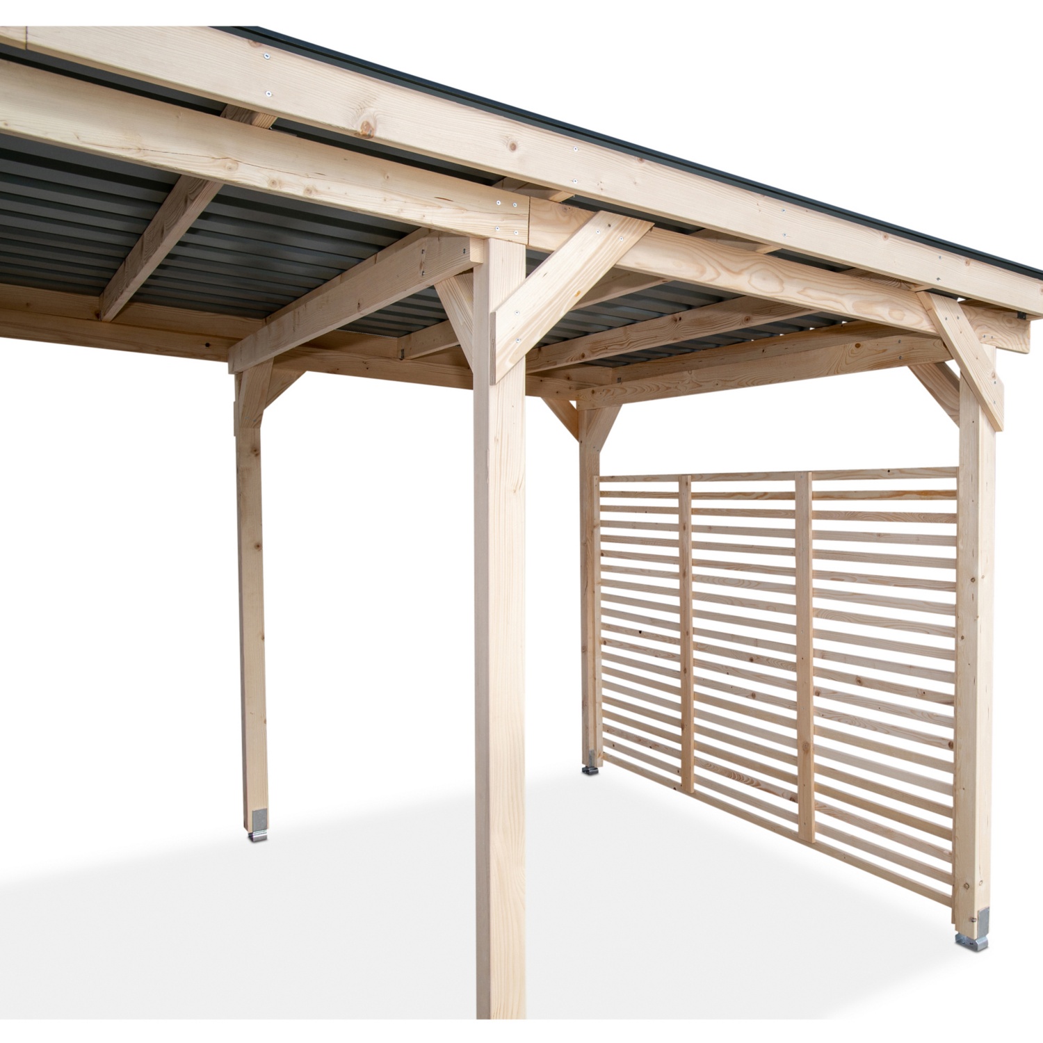 Carport Austria - Rückwandelement