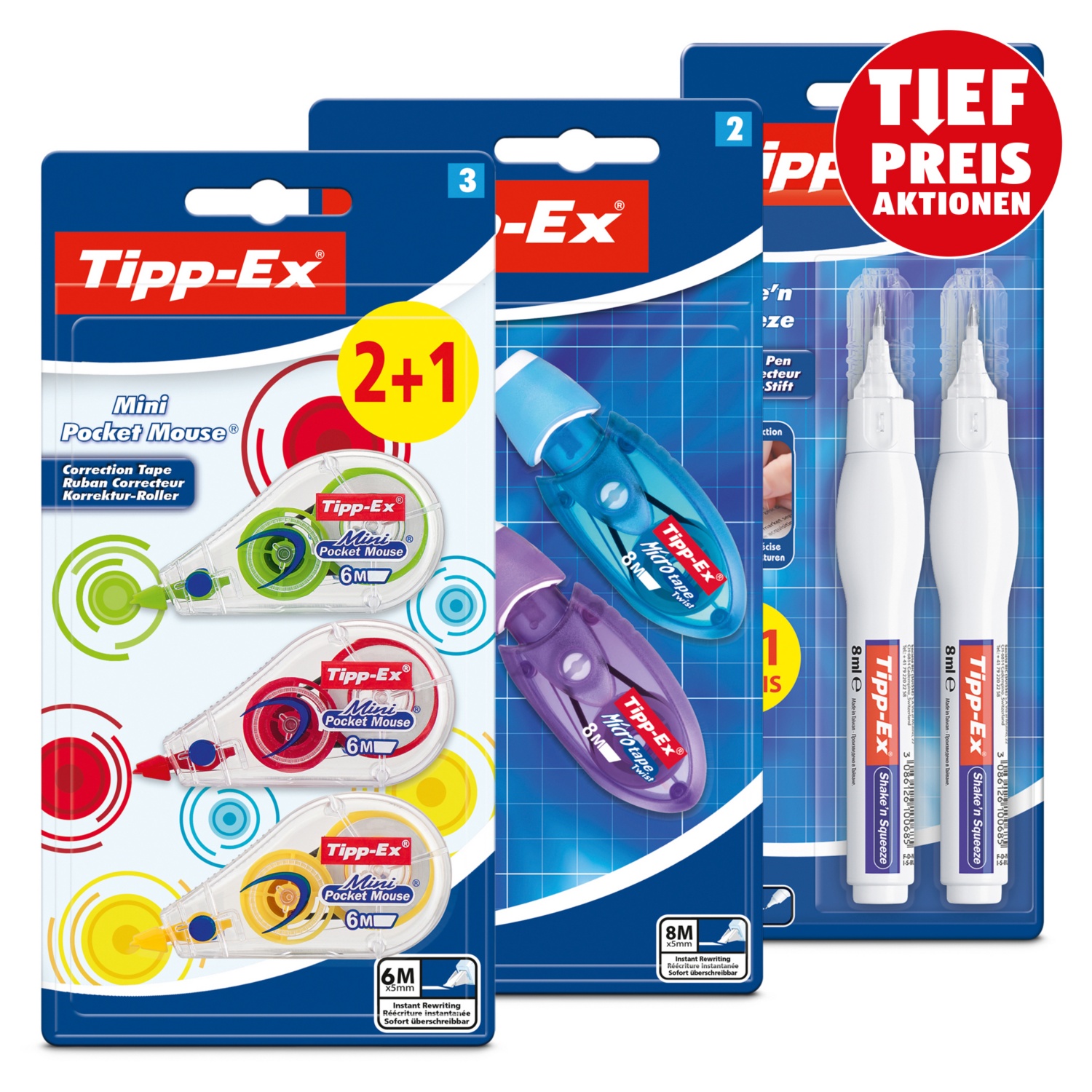 TIPPEX Korrektur Sortiment