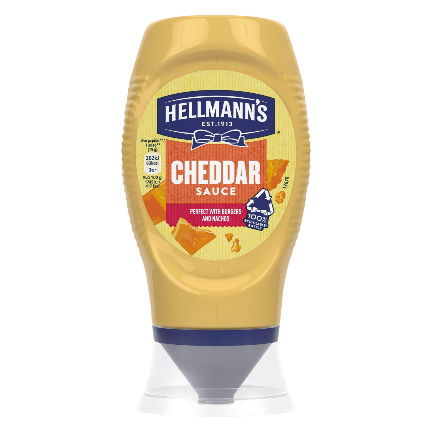HELLMANNS Szósz, cheddarszósz, 250 ml
