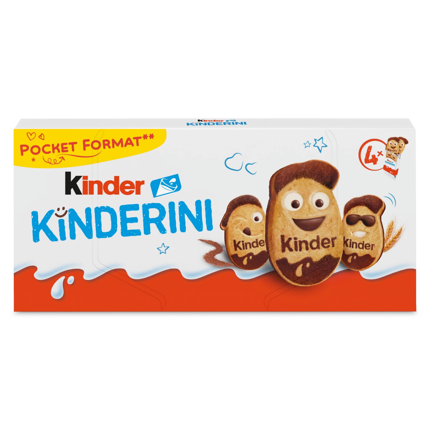 KINDER Kinderini, 4 darab