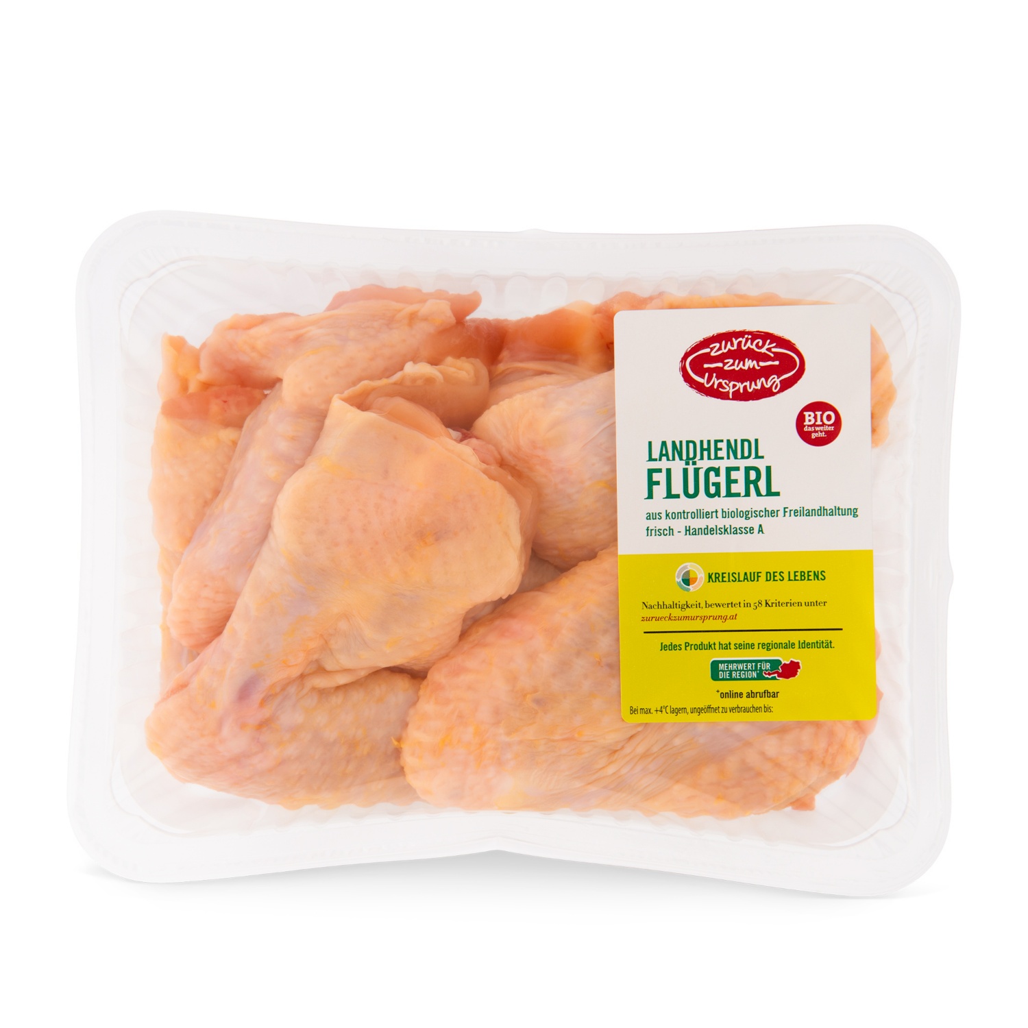 ZURÜCK ZUM URSPRUNG BIO-Hühnerteile, Flügerl