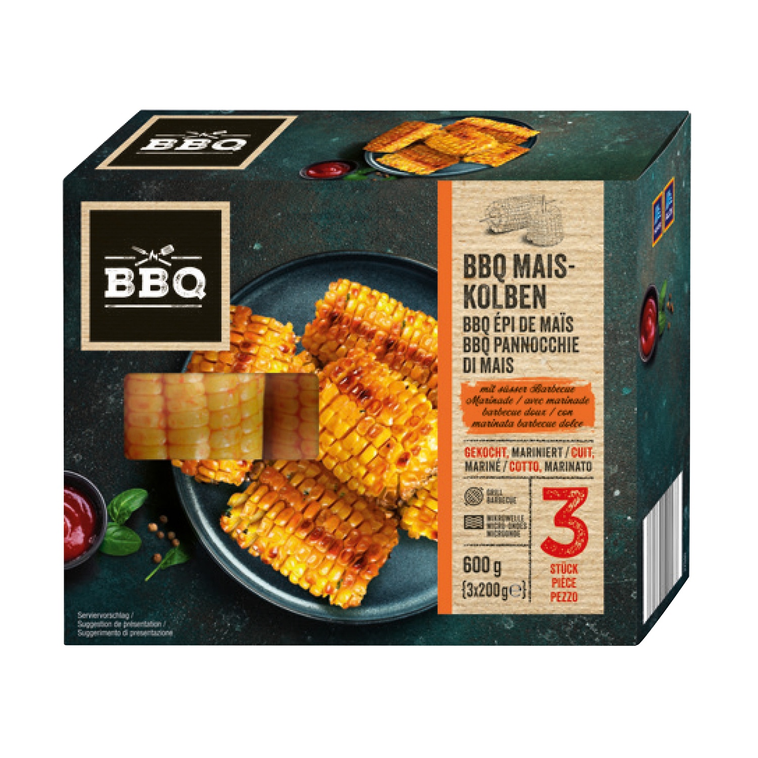 BBQ Pannocchie marinate al barbecue