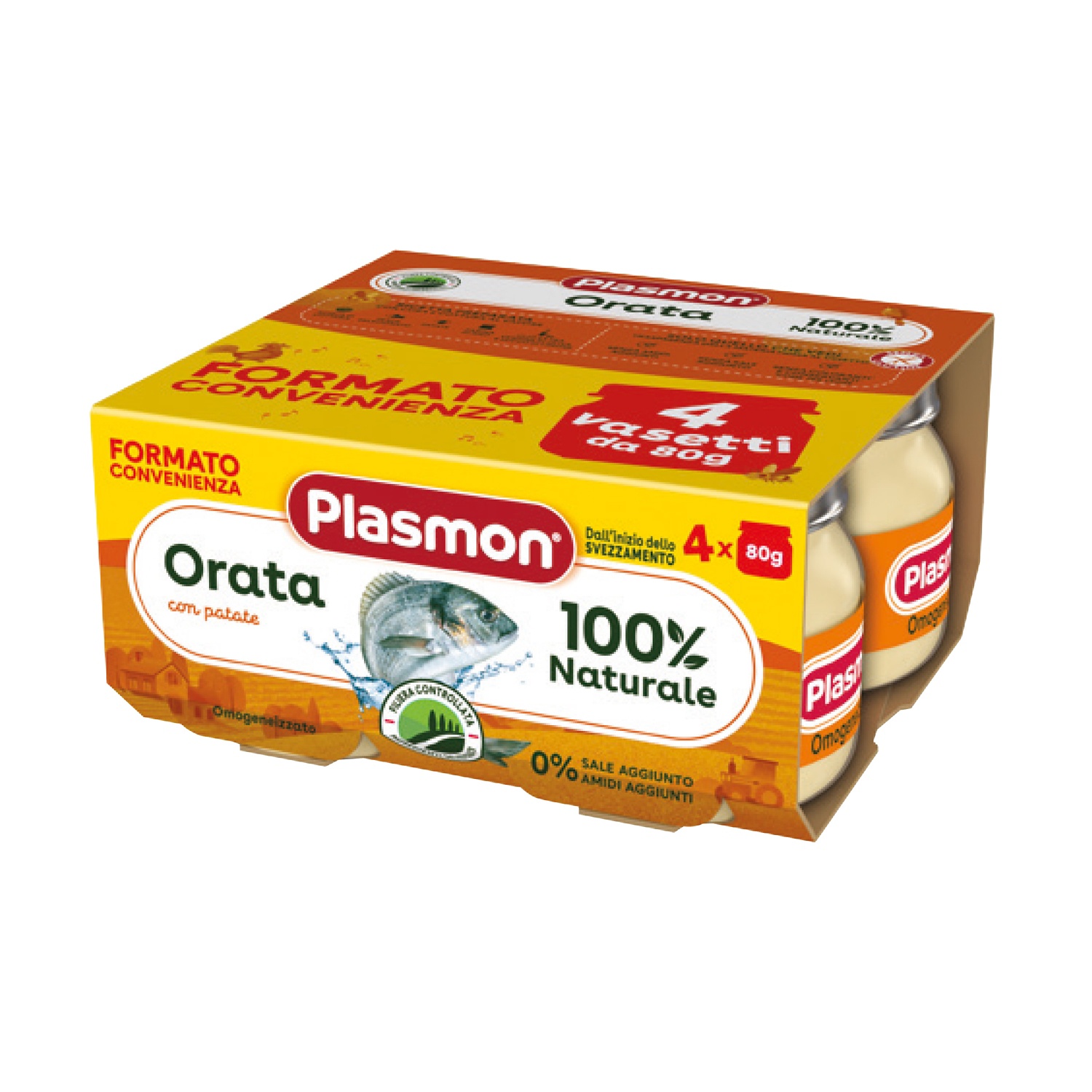 PLASMON Omogeneizzato gusto orata e patate
