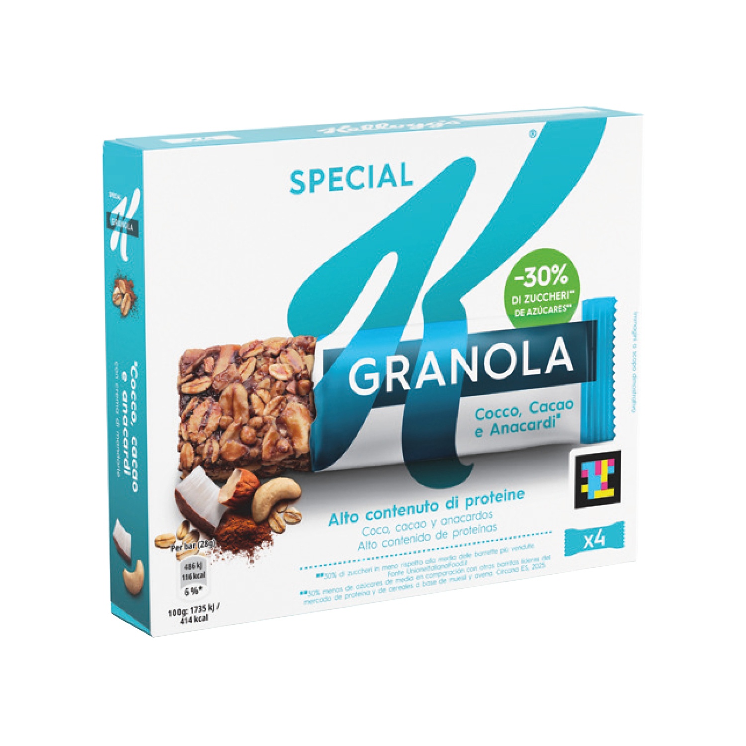 KELLOGG'S Special K Barrette cocco e anacardi