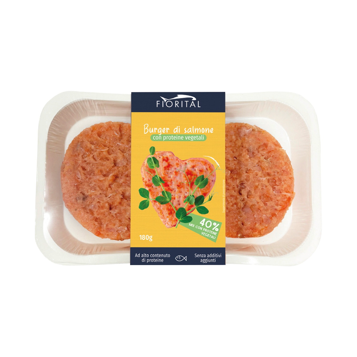 FIORITAL Burger di salmone