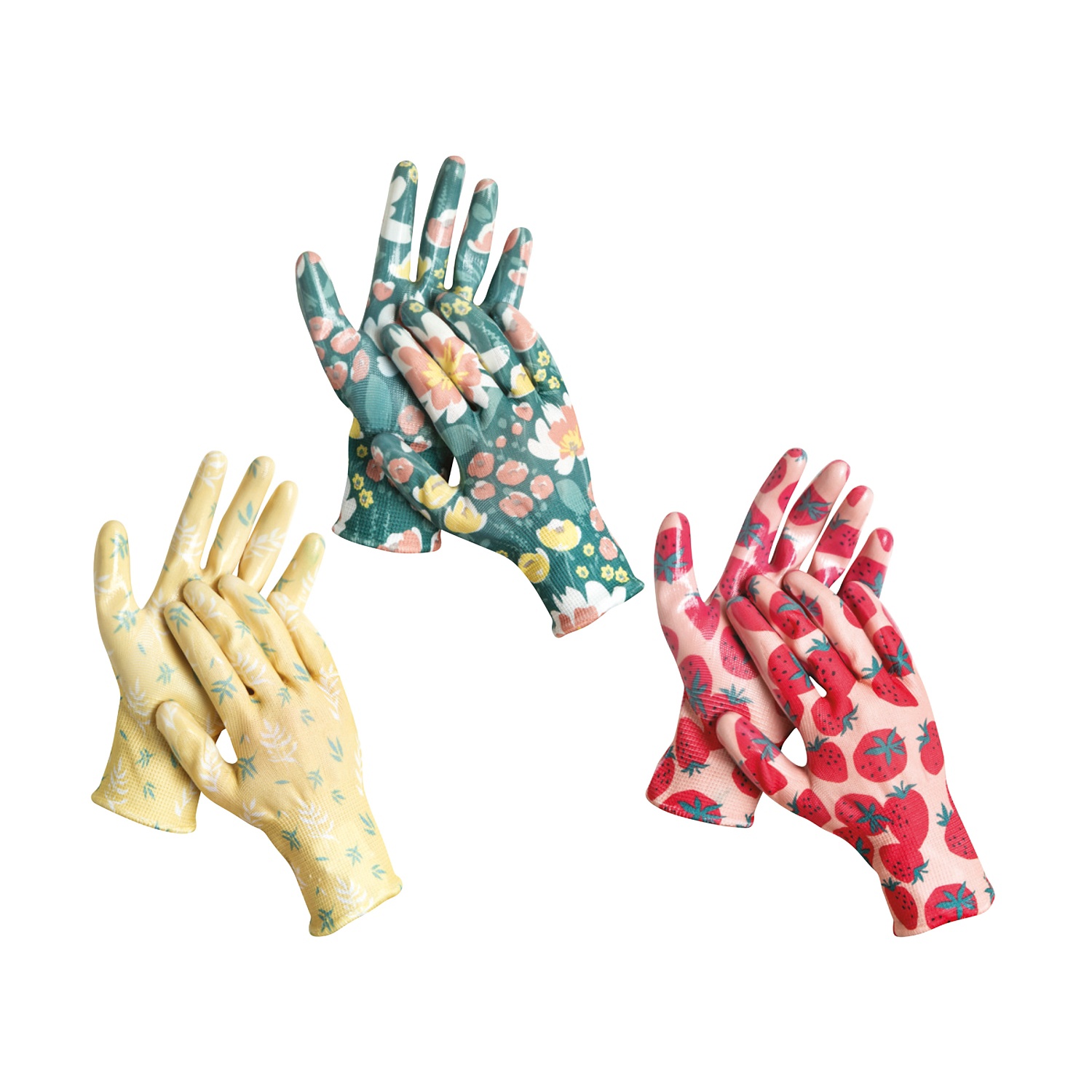 GARDENLINE Guanti per giardinaggio da donna, 2 paia