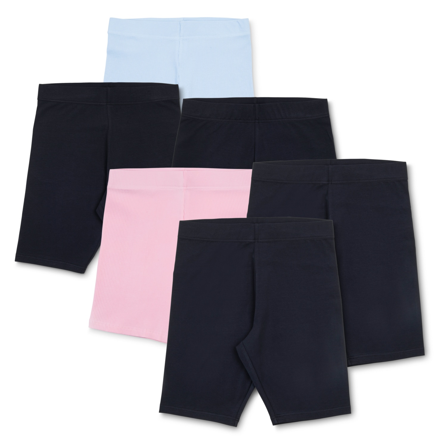 UP 2 FASHION BASICS Pantaloncini ciclisti da donna, 2 pezzi